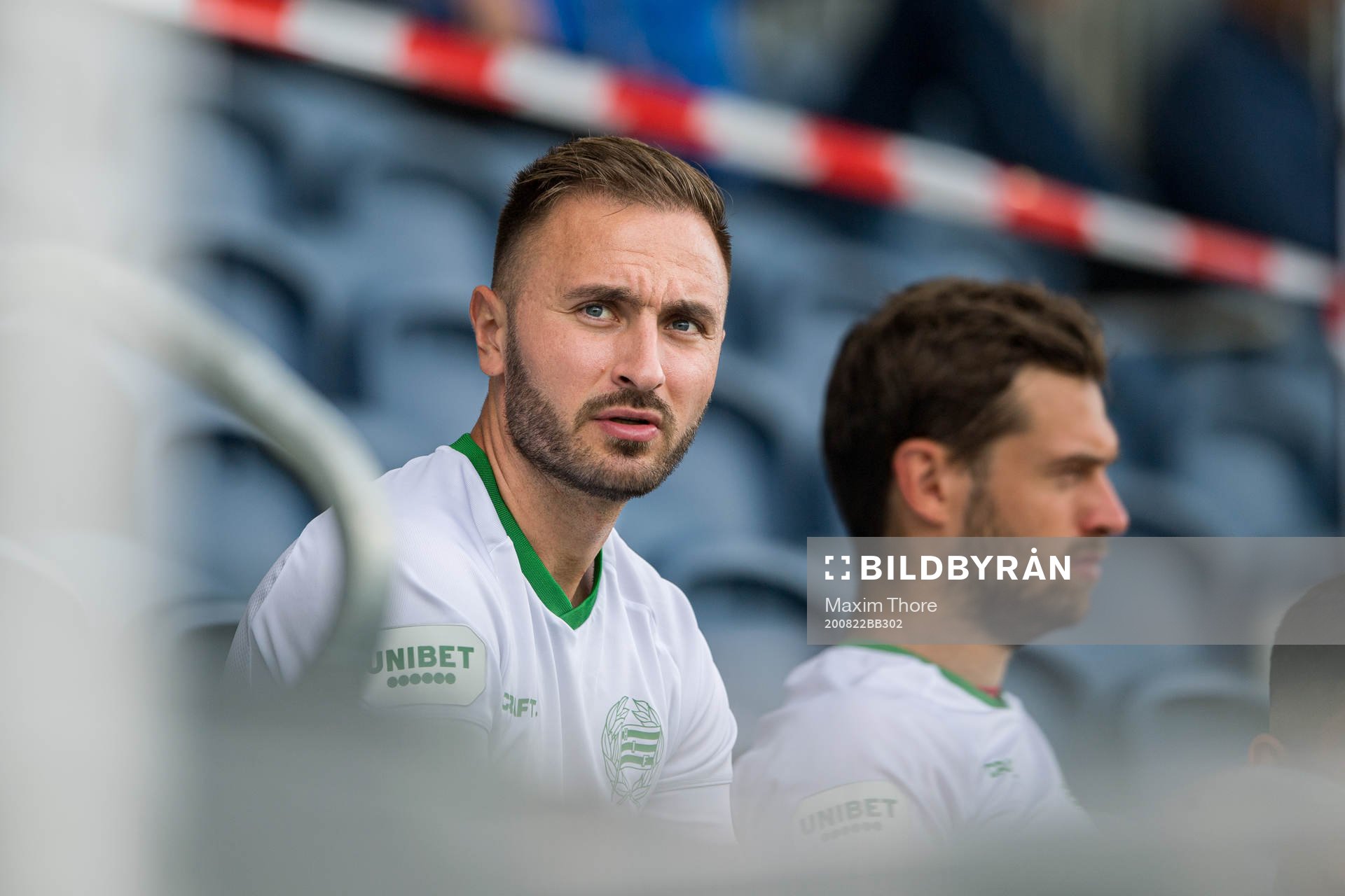 Hammarbys Muamer Tankovic på bänken