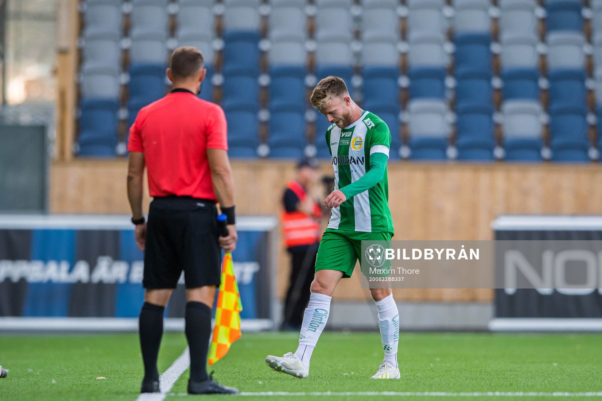 Hammarbys Dennis Widgren deppar