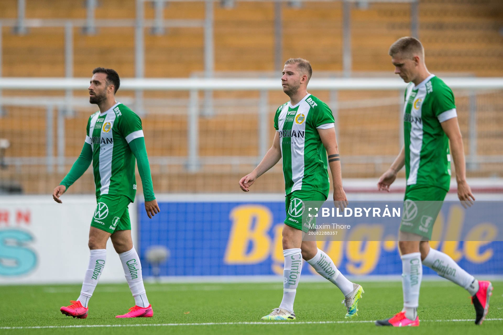 Hammarbys Abdul Khalili och Darijan Bojanic deppar