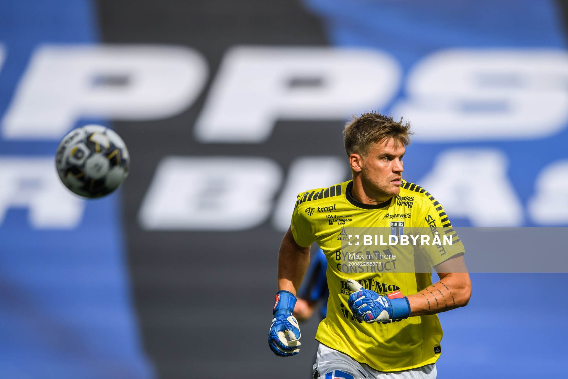 Sirius målvakt Lukas Jonsson