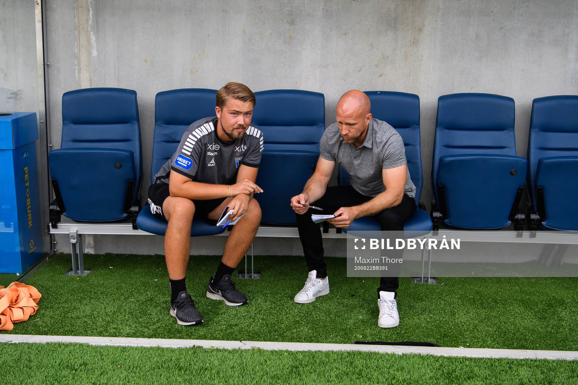 Sirius assisterande tränare Theodor Olsson och tränare