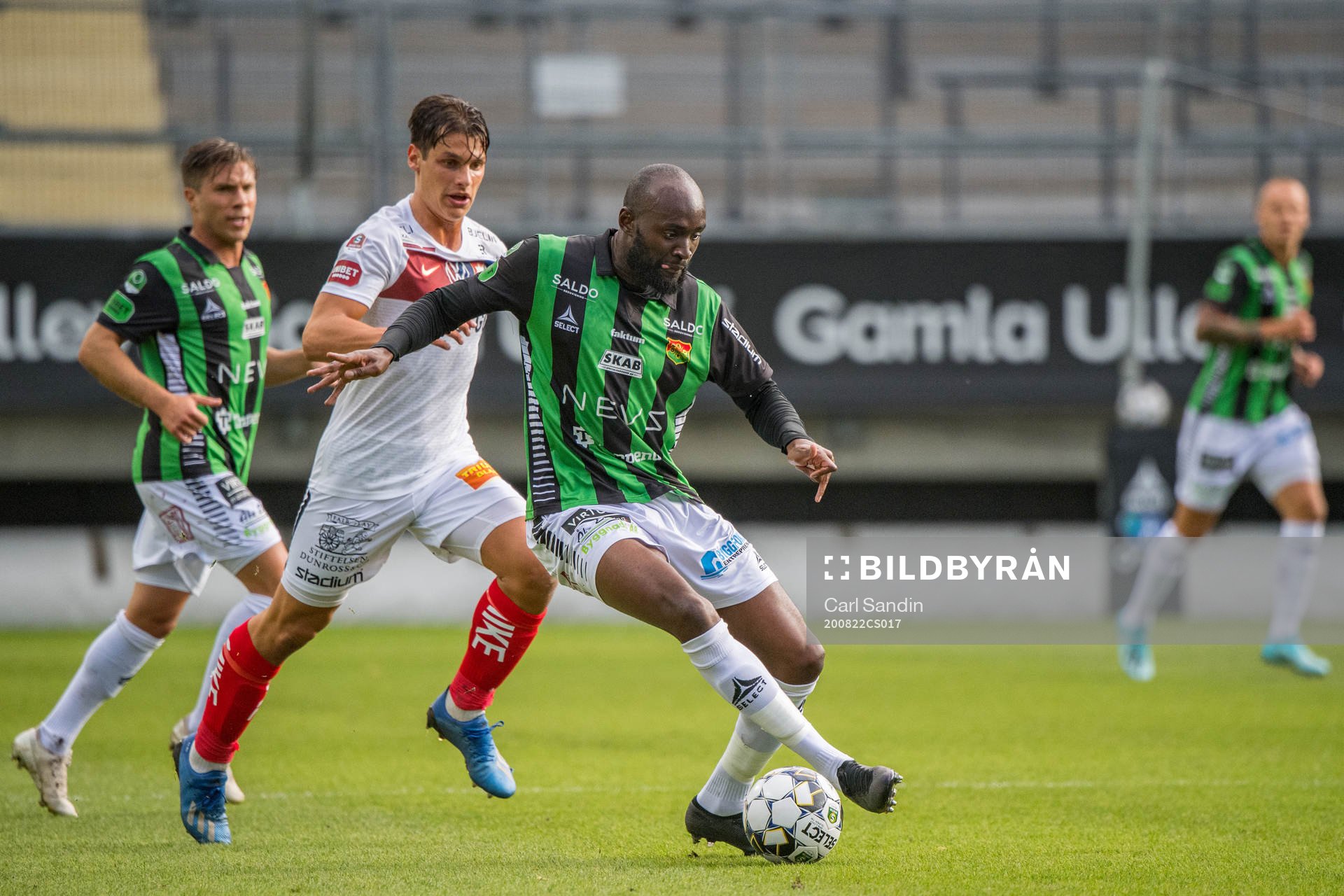 Örgrytes Kevin Ackermann och GAIS Borins Lumbana