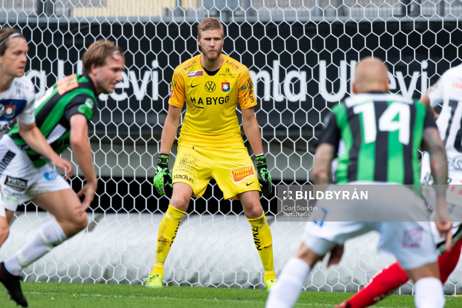 Örgrytes målvakt Fredrik Andersson