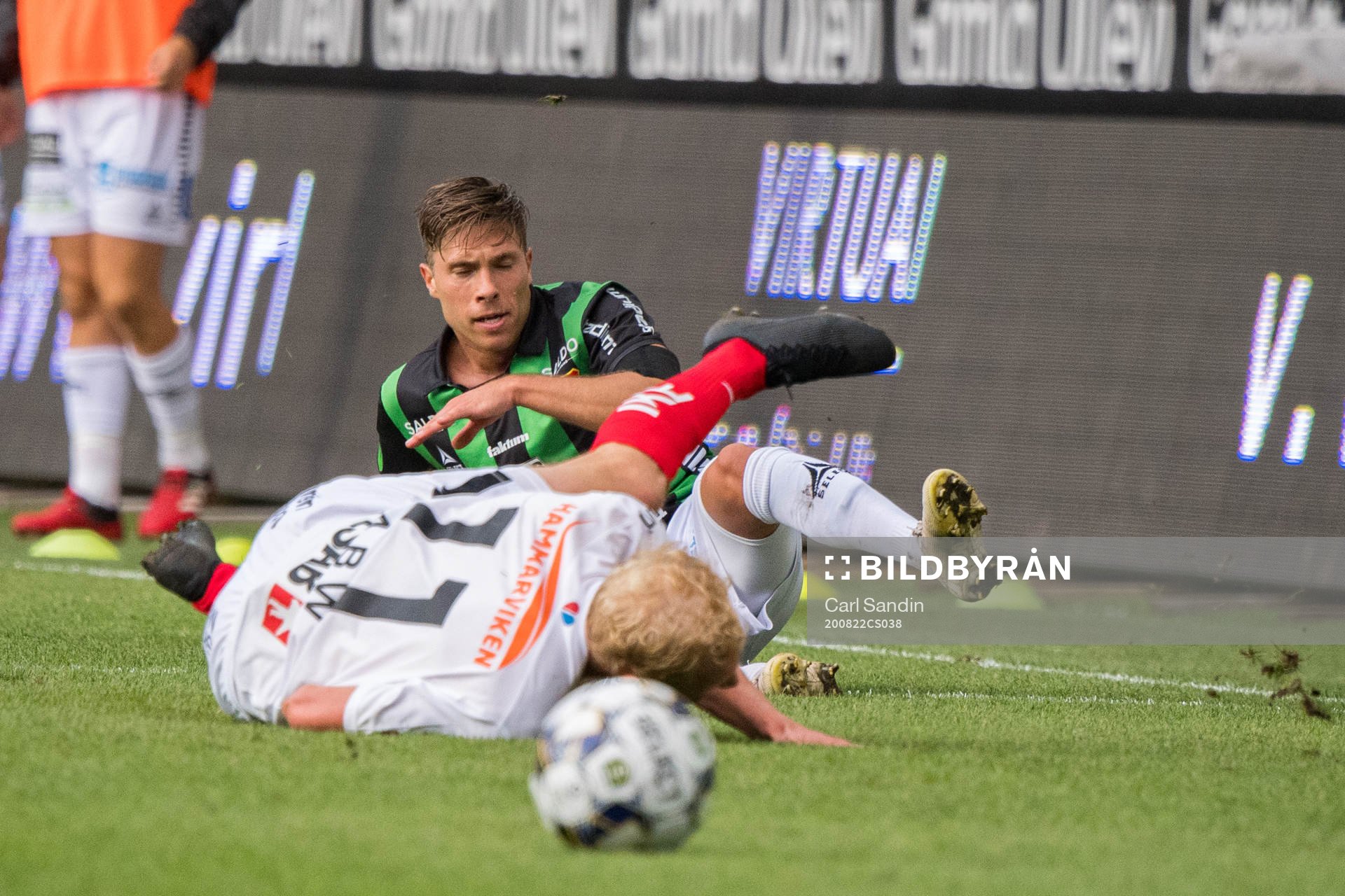 GAIS Nikola Ladan får rött kort