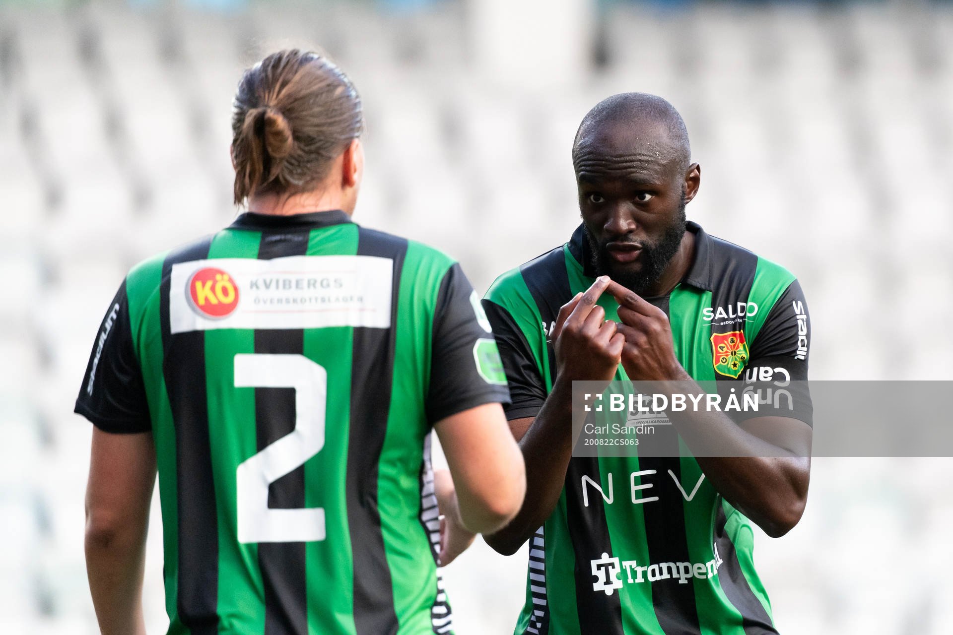 GAIS Charlie Weberg i samtal med Borins Lumbana