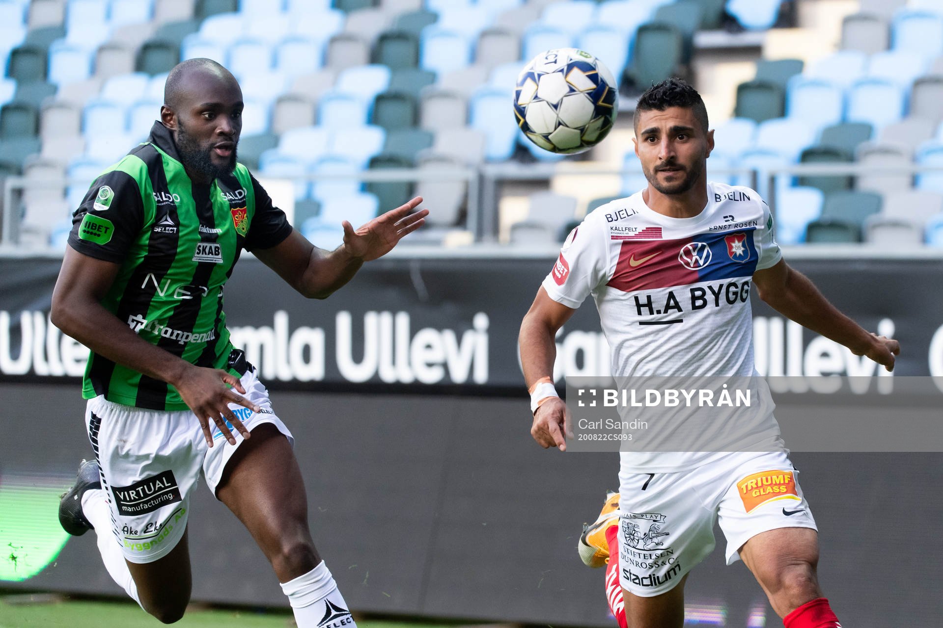 GAIS Borins Lumbana och Örgrytes Ailton Jose Almeida