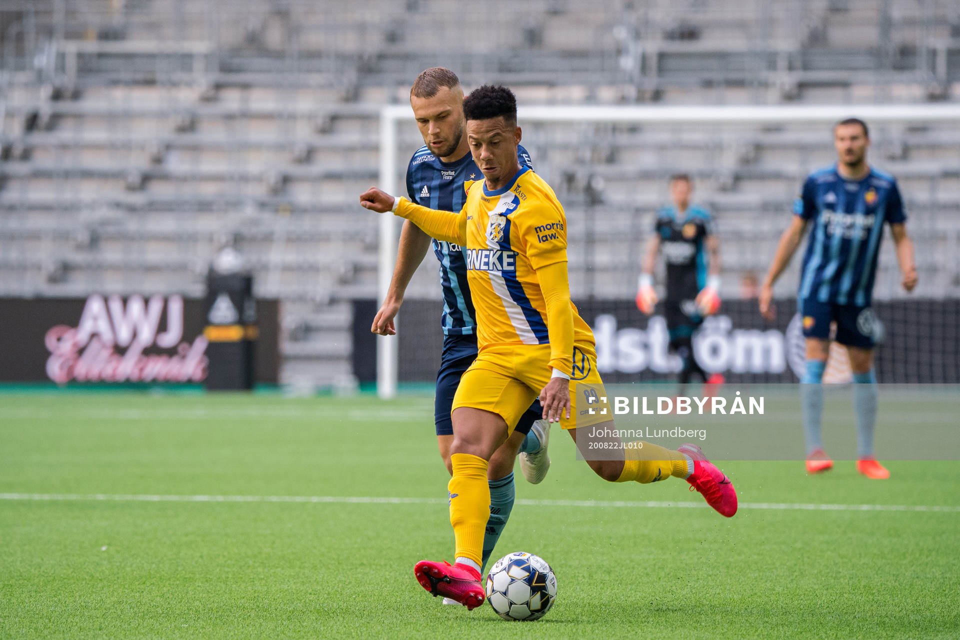 Djurgårdens Jesper Karlström och IFK Göteborgs Tobias