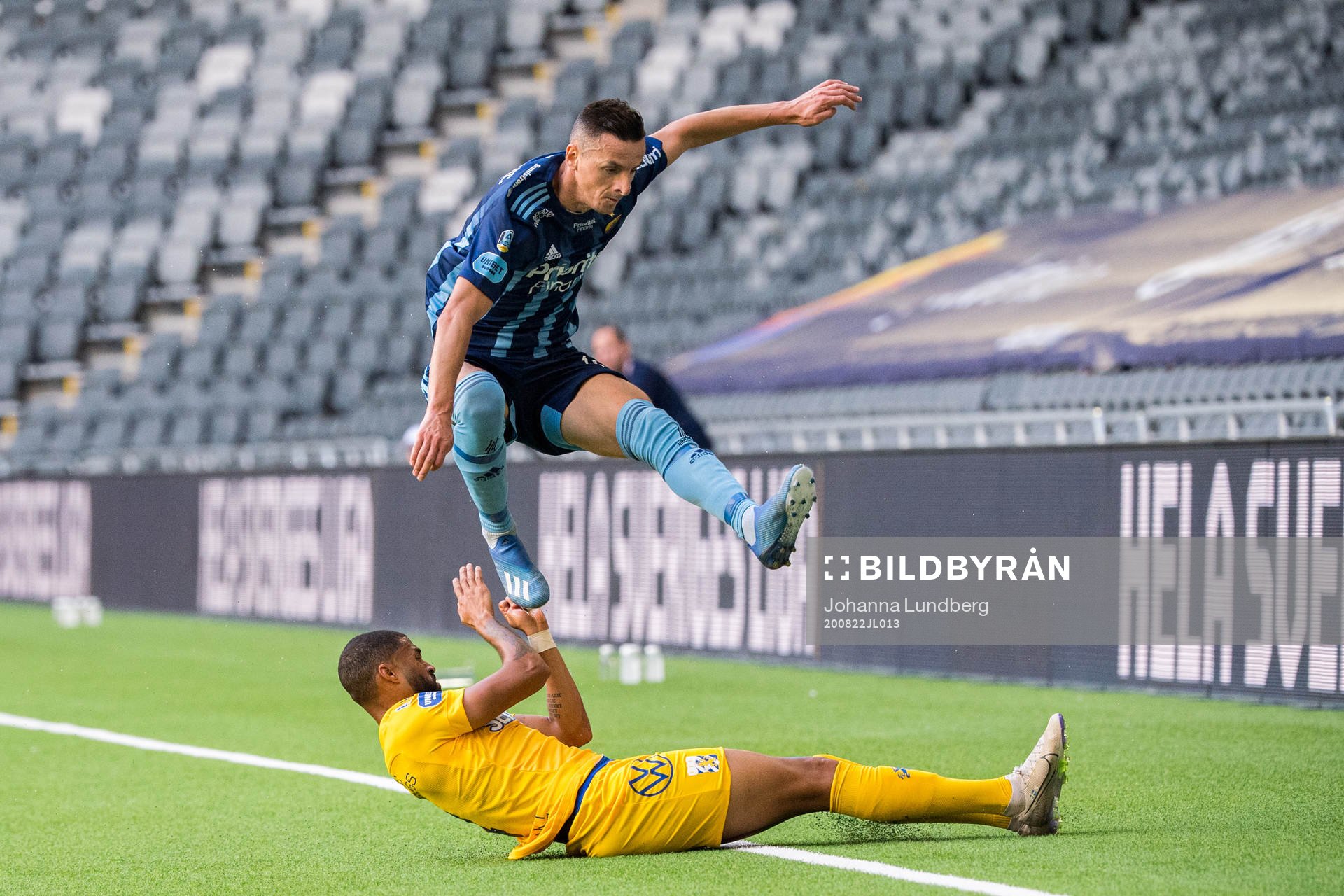 Djurgårdens Haris Radetinac och IFK Göteborgs Kristopher