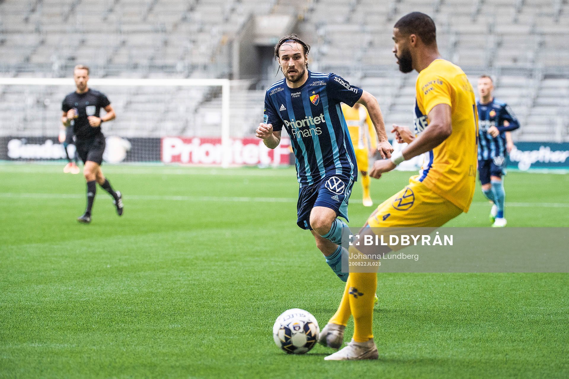 Djurgårdens Kevin Walker och IFK Göteborgs Kristopher Da
