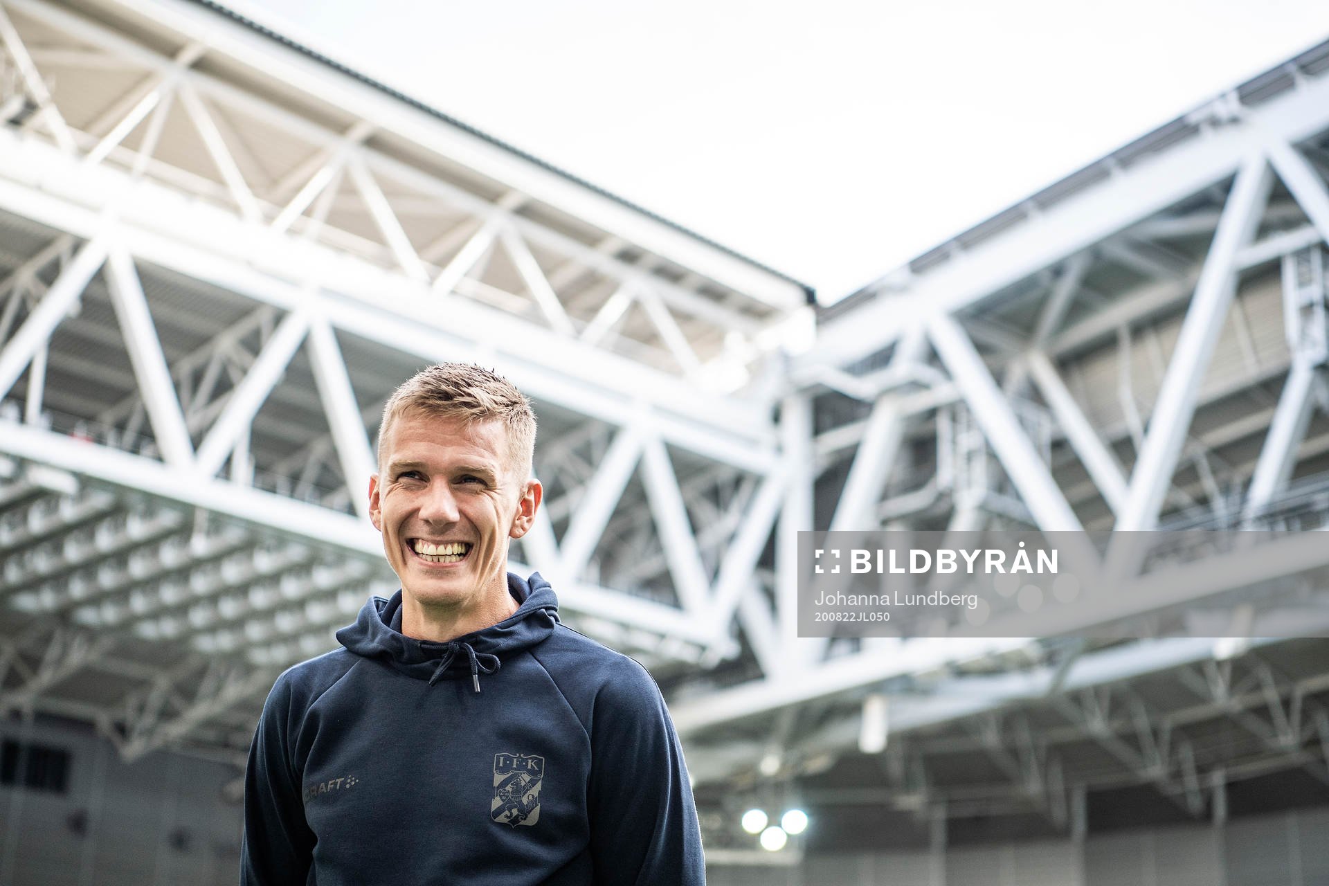 IFK Göteborgs Pontus Wernbloom intervjuas efter fotbollsmatchen i Allsvenskan mellan Djurgården och IFK Göteborg den 22 augusti 2020 i Stockholm.
