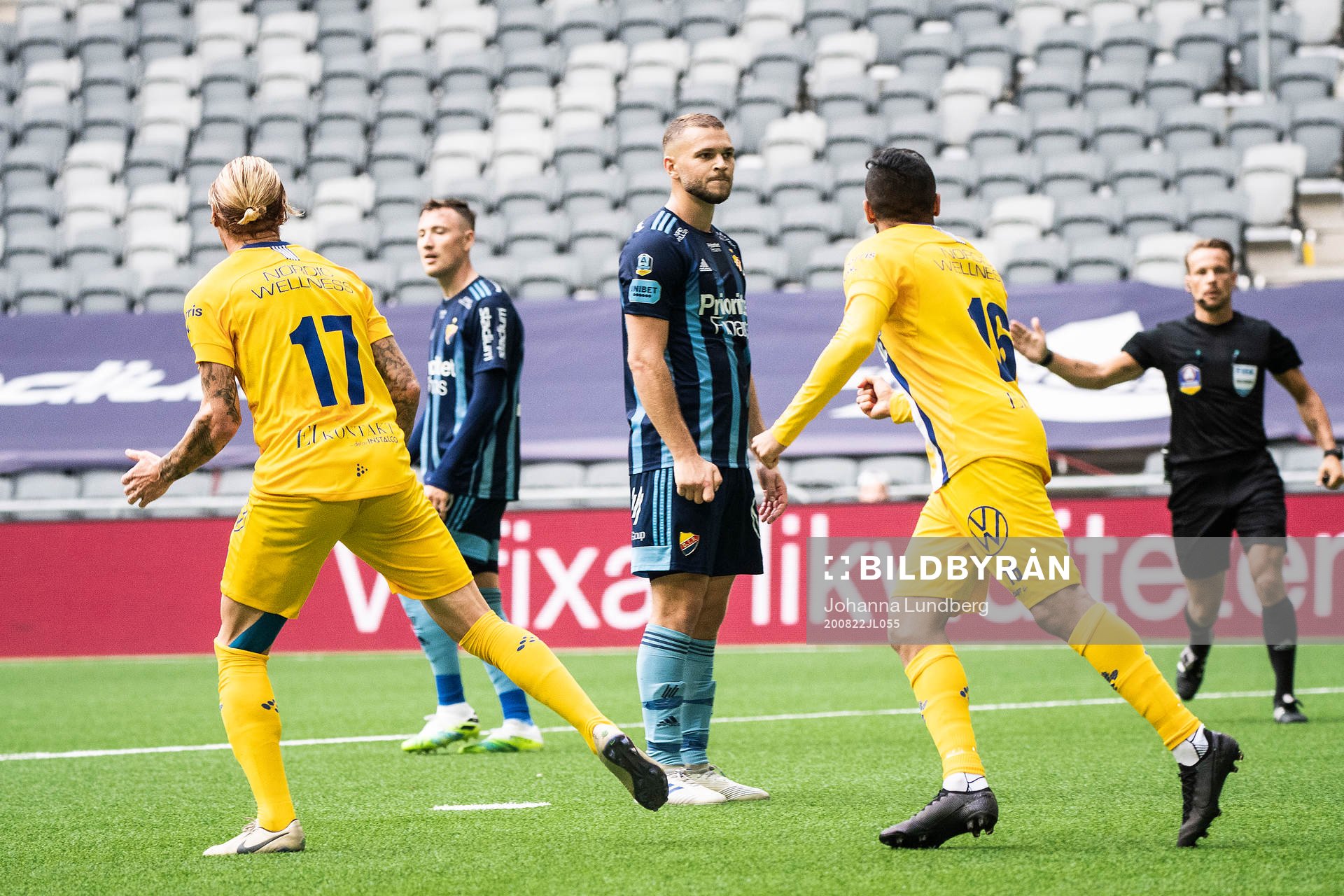 Djurgårdens Jesper Karlström deppar medan IFK Göteborgs