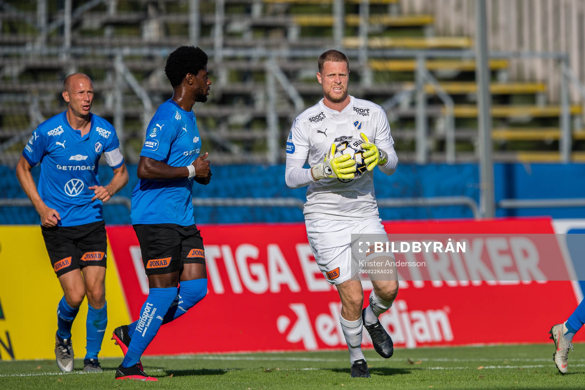 Halmstads målvakt Malkolm Nilsson Säfqvist