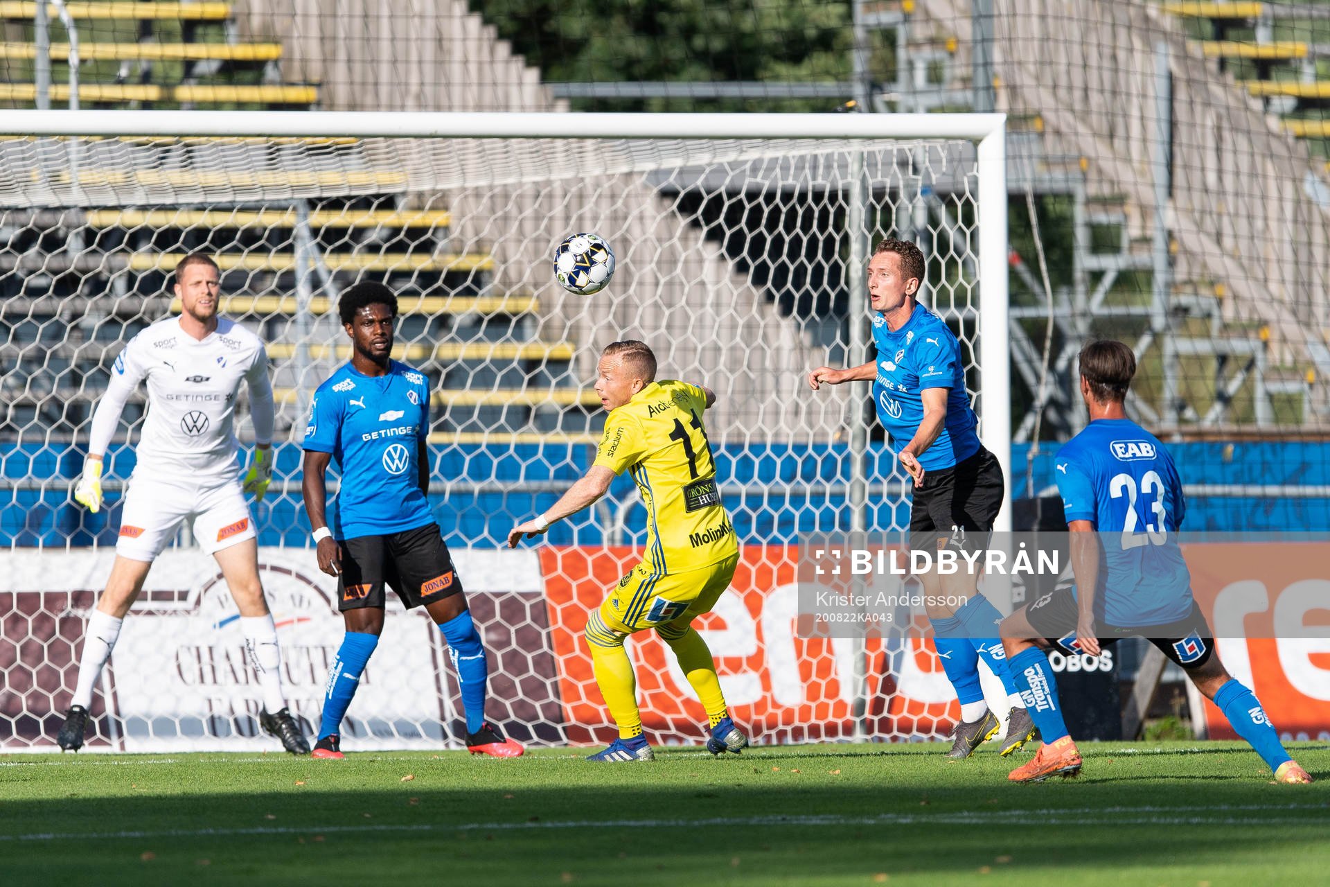 Sundsvalls Tobias Eriksson och Halmstads Andreas Bengtsson