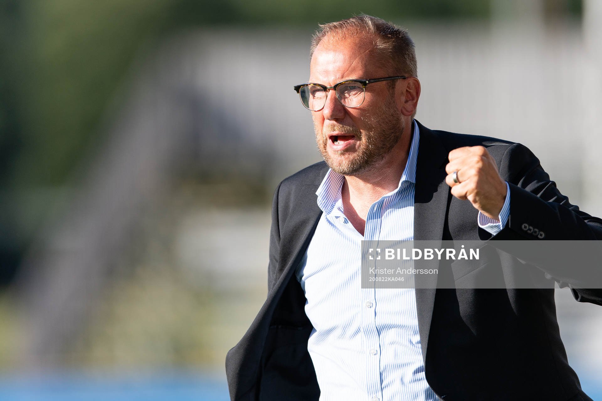 Halmstads tränare Magnus Haglund