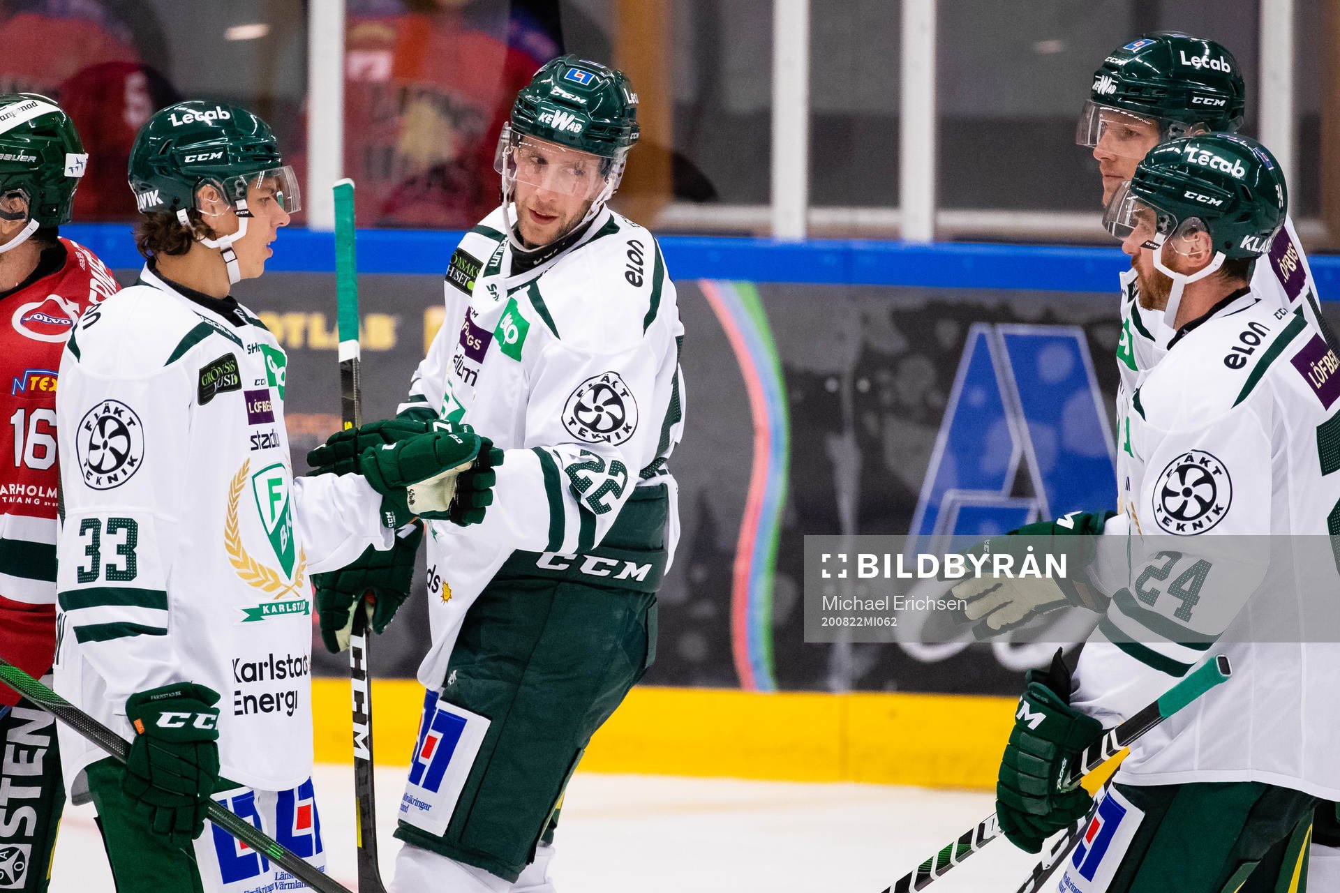 Färjestads Per Åslund jublar