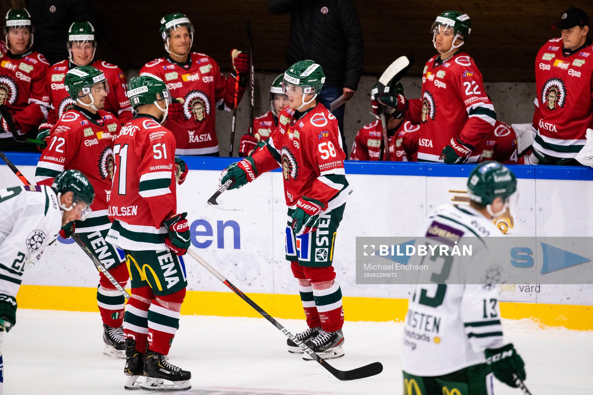 Frölundas Jesper Sellgren jublar