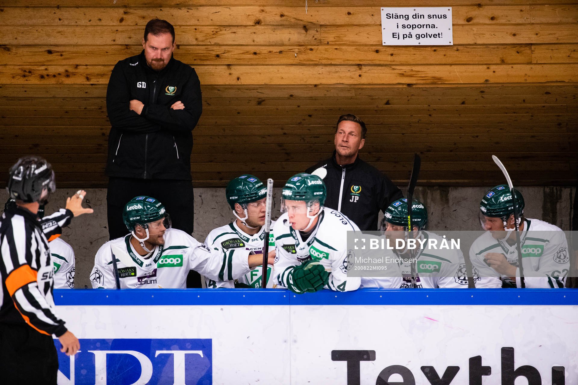 Färjestads assisterande tränare Gereon Dahlgren och
