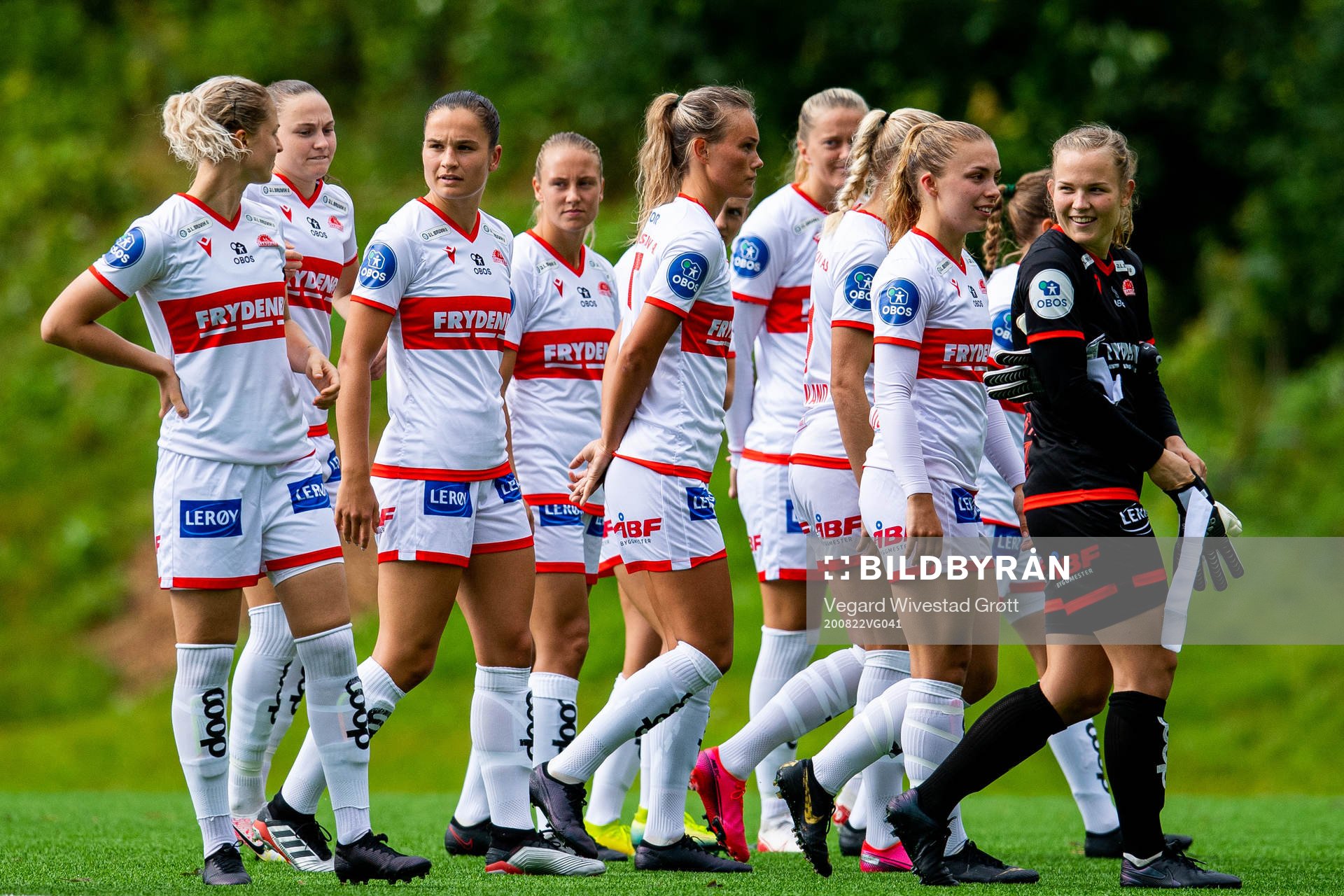 Synne Vatshelle Raa, Marte Hjelmhaug, goalkeeper Oda Marie