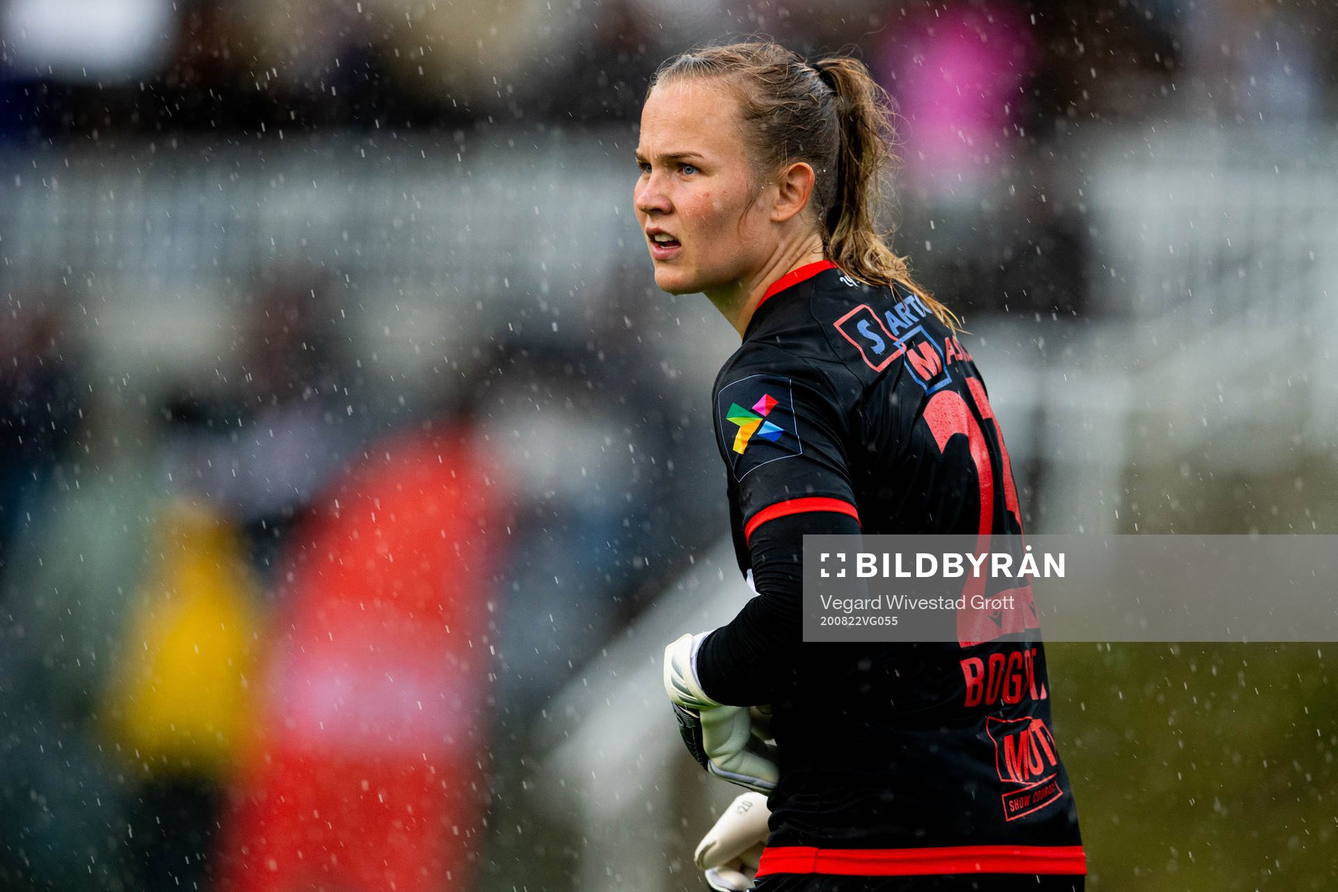 Goalkeeper Oda Marie Bogstad of Sandviken