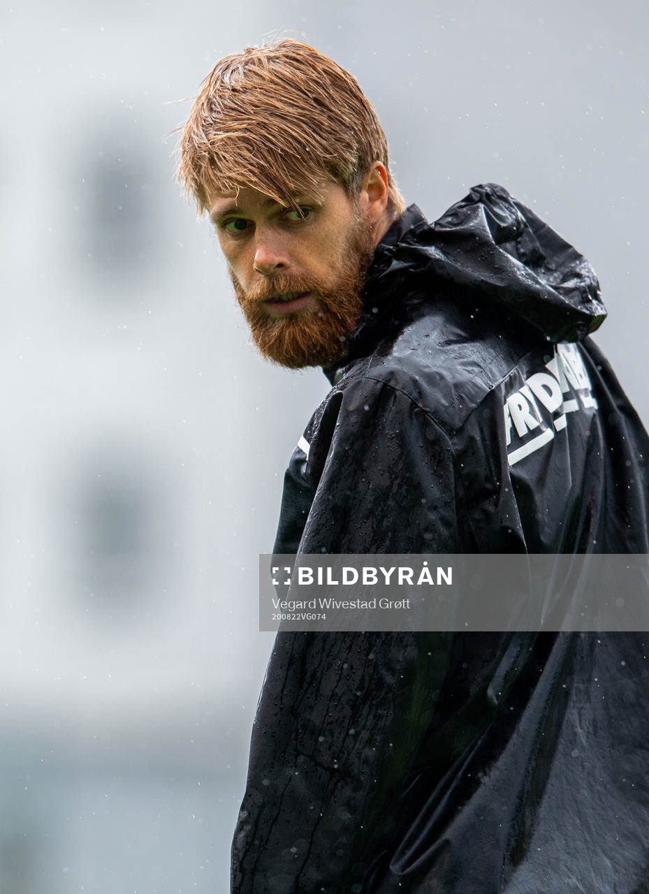 Thomas Lyngbø, head coach of Sandviken, ahead of the Toppserien football match between Sandviken and Klepp on August 22, 2020 in Bergen.