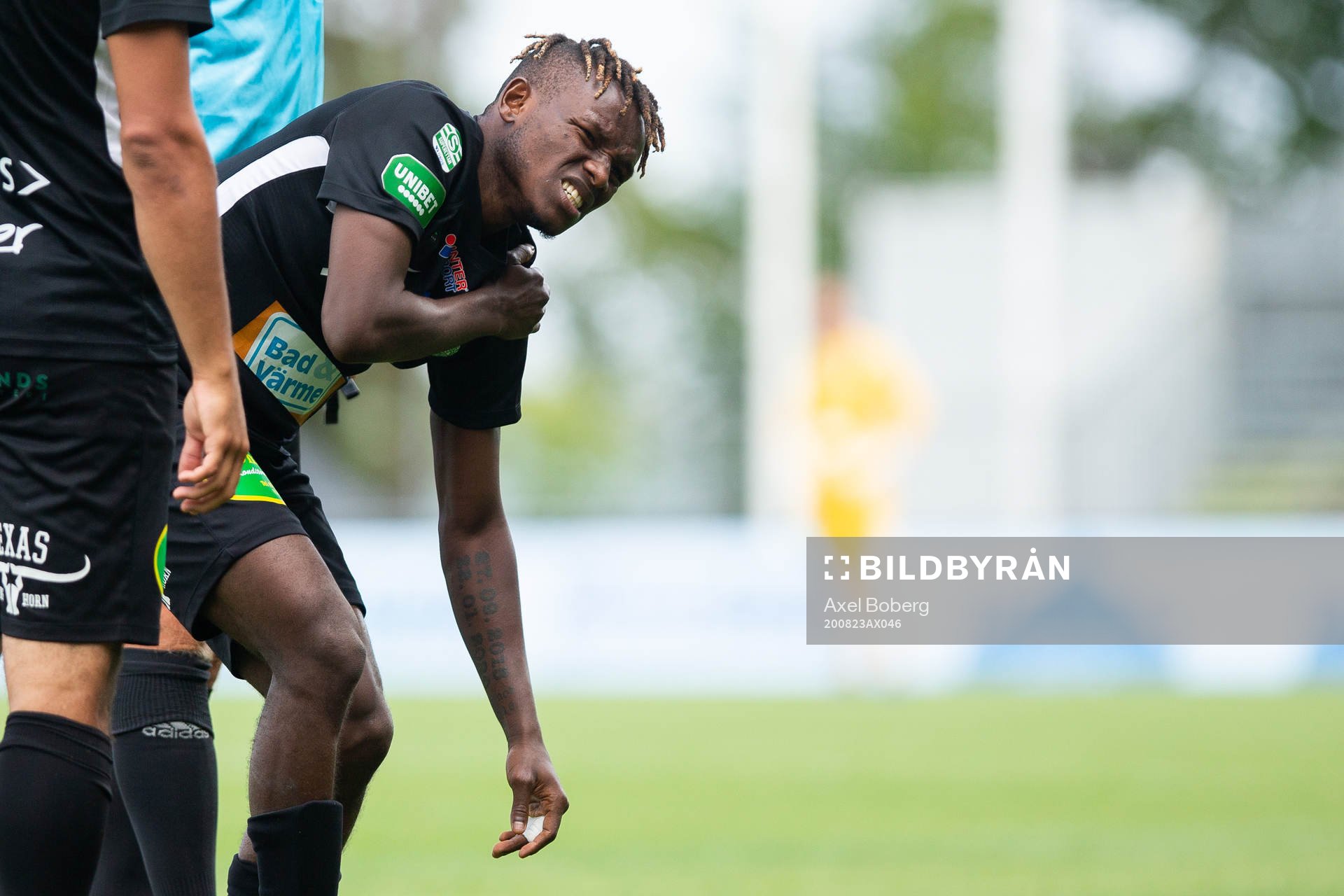 Västerås Moussa Corso Traore skadar axleln
