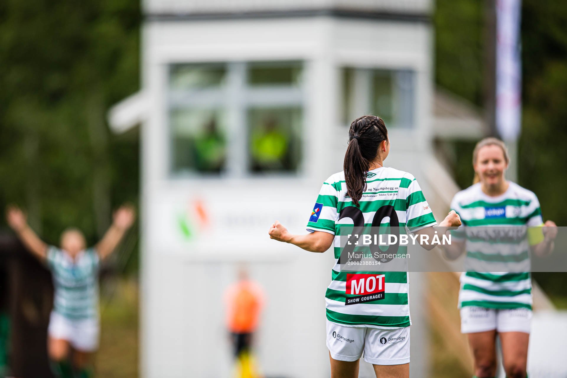Sara Kristine Bantan Eggesvik of KIL/Hemne celebrates
