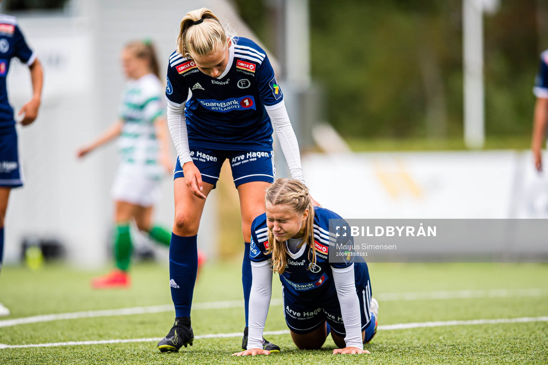 Amalie Rød of Fart in pain