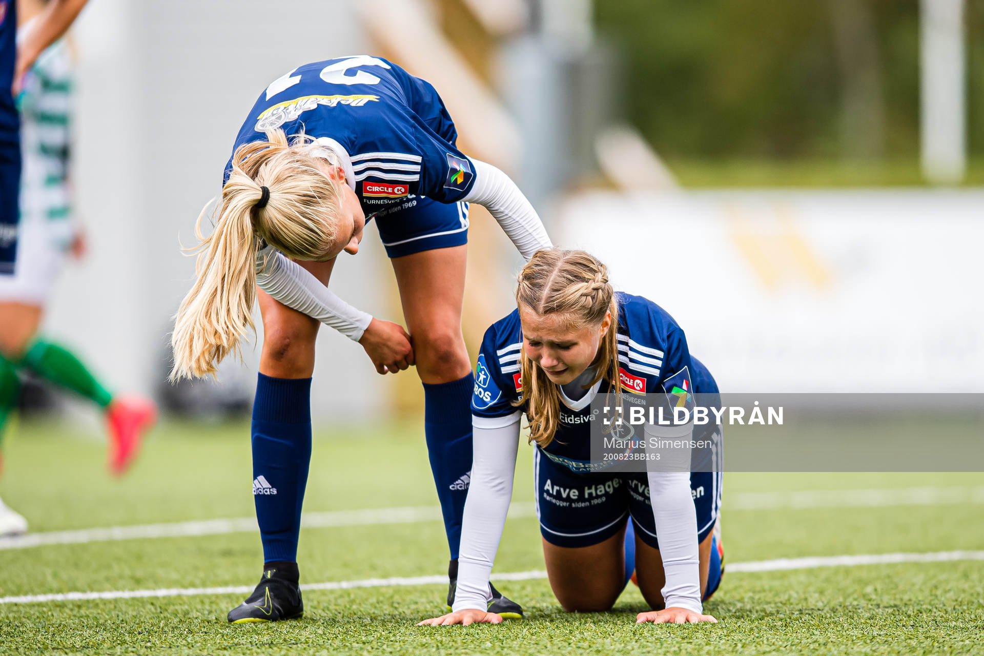 Amalie Rød of Fart in pain