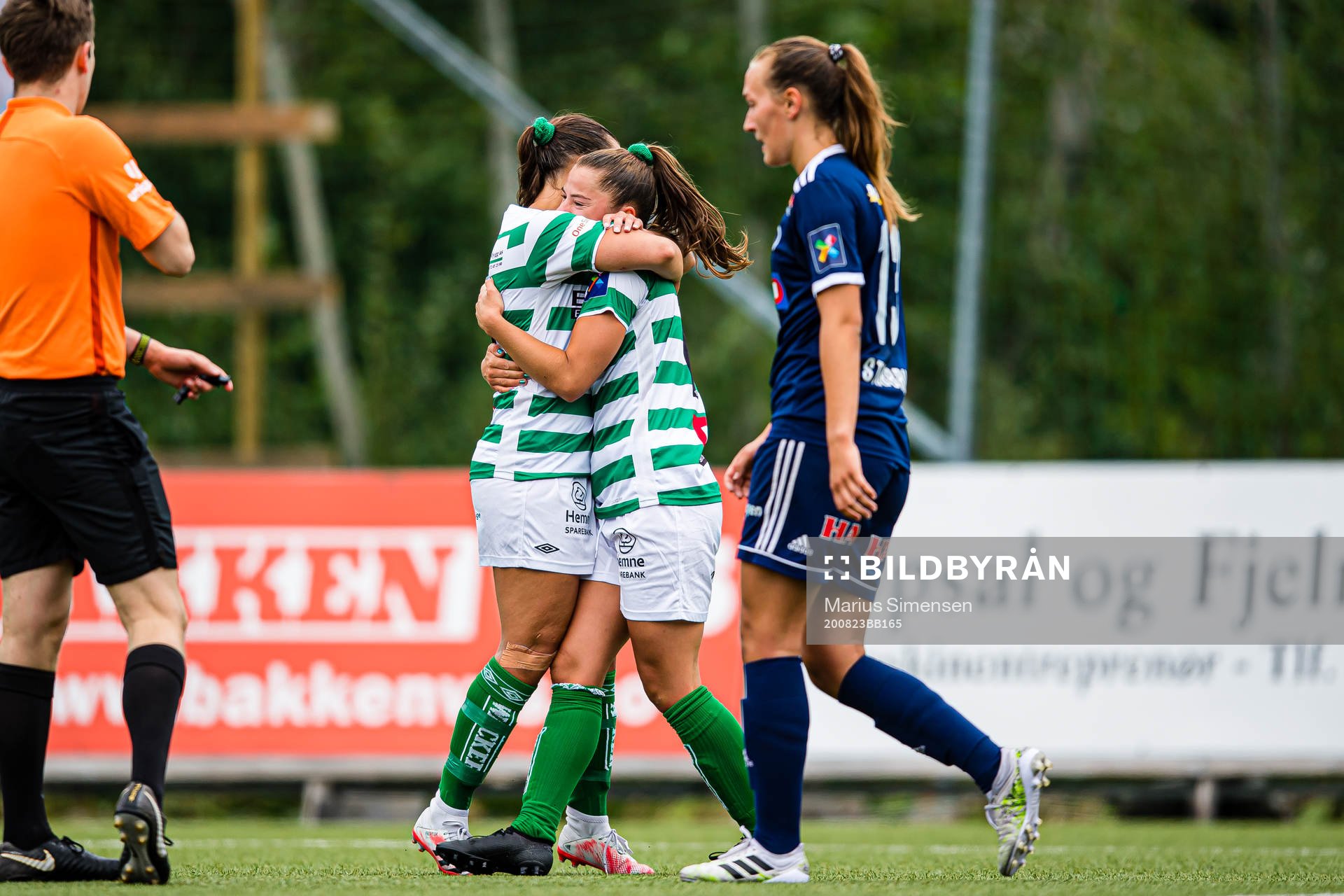 Dorte Pelabon of KIL/Hemne celebrates