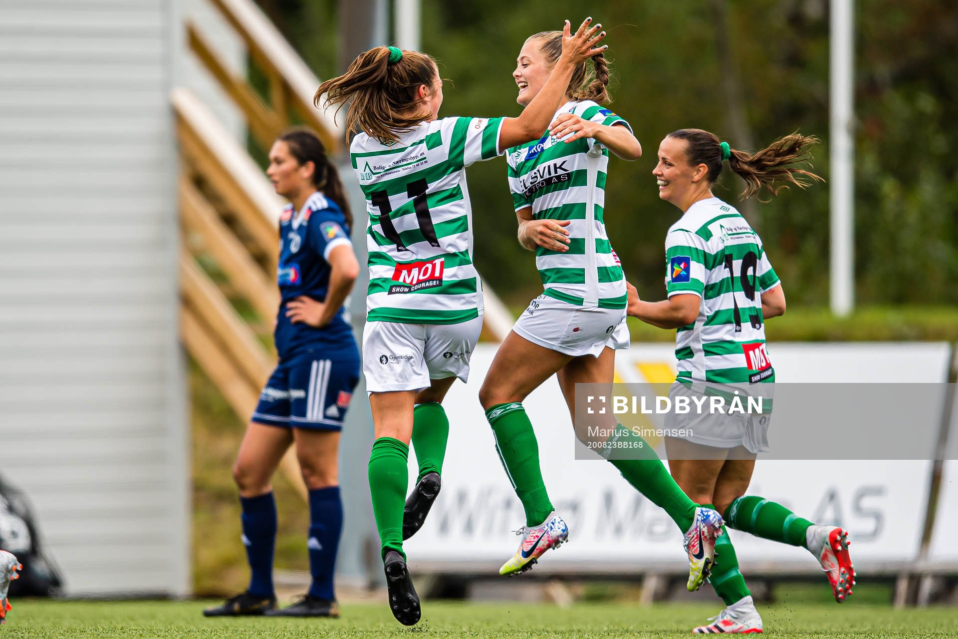 Dorte Pelabon of KIL/Hemne celebrates