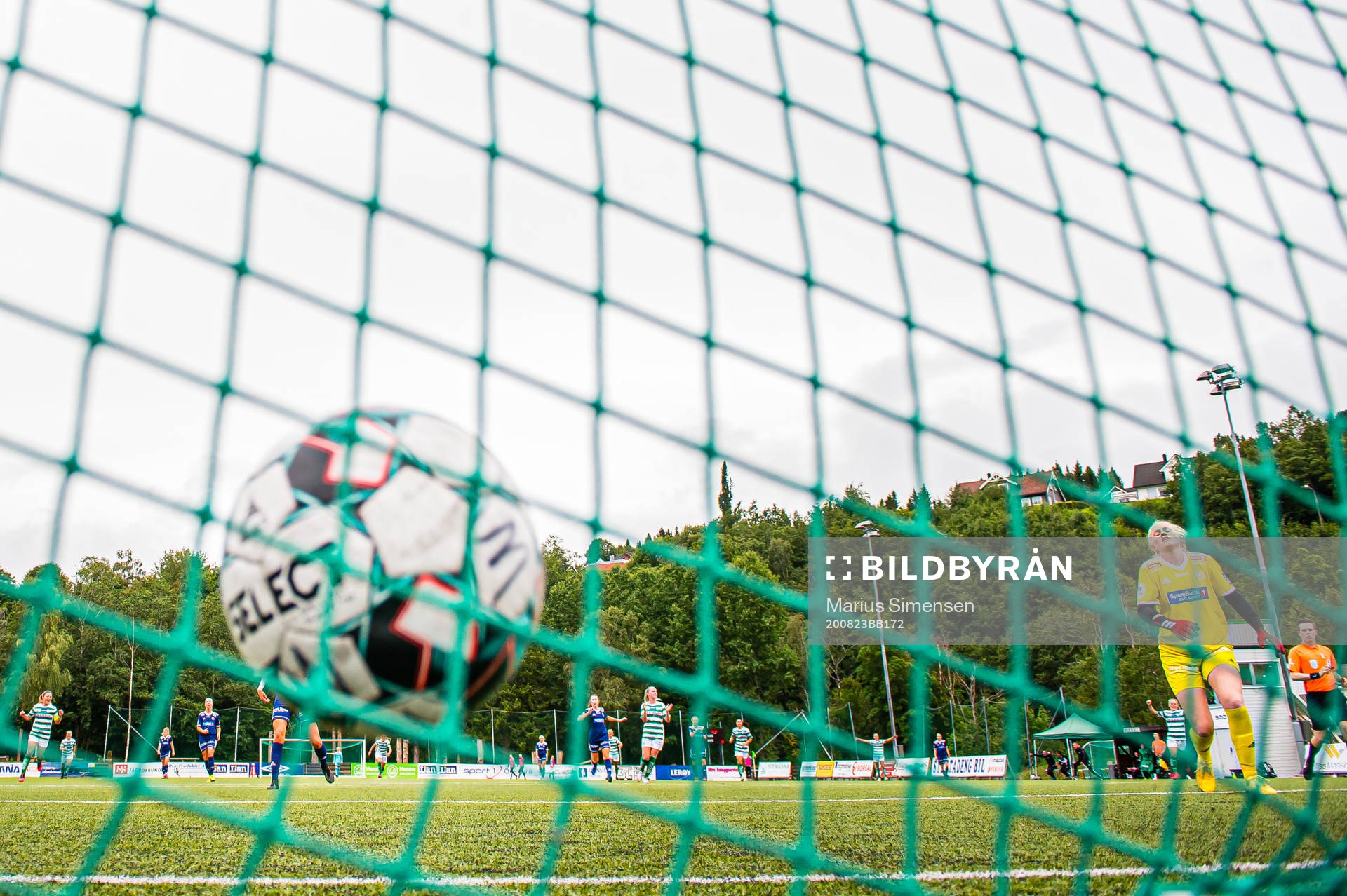 Goalkeeper Beate Bakken Engeli of Fart looks dejected