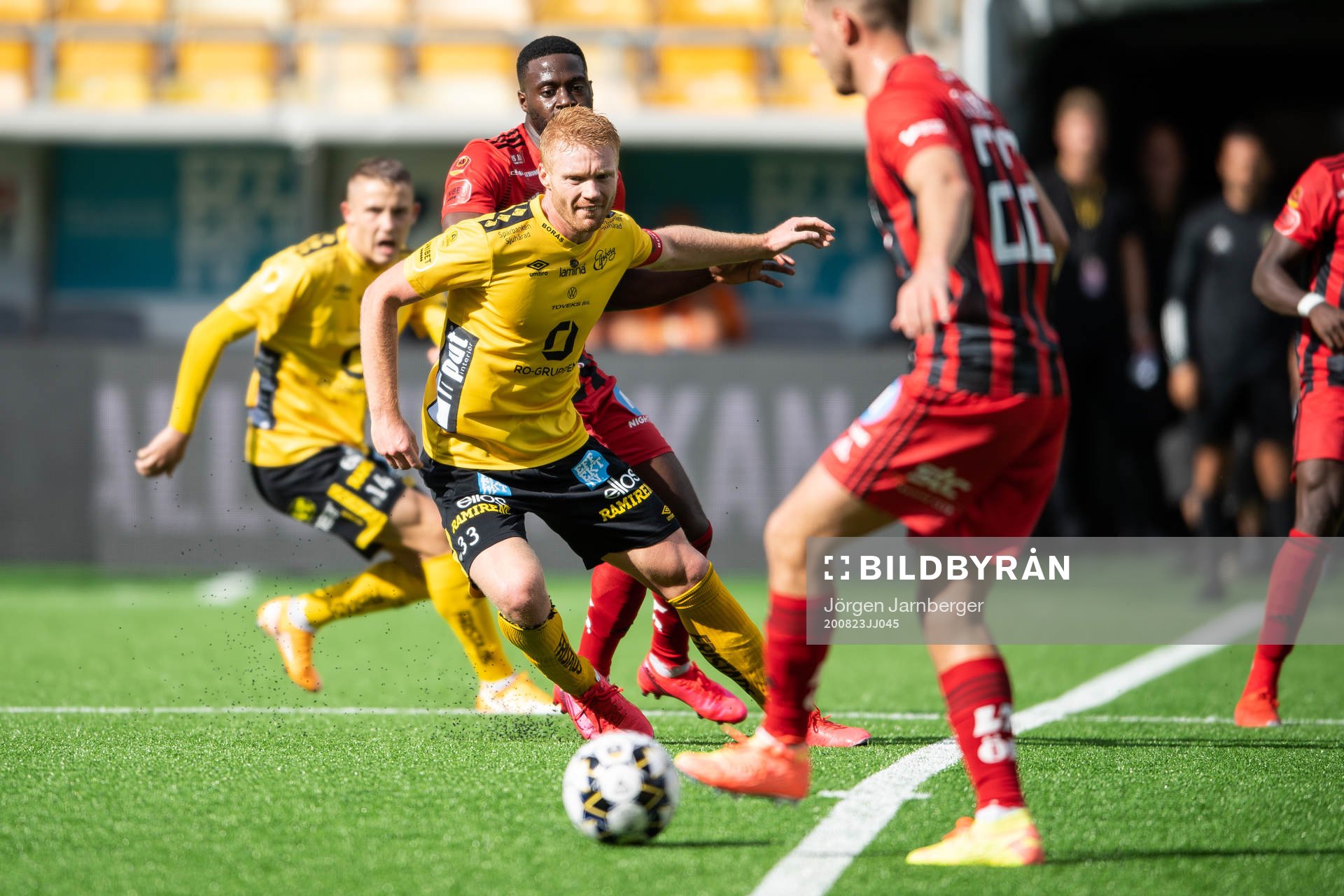 under fotbollsmatchen i Allsvenskan mellan Elfsborg och