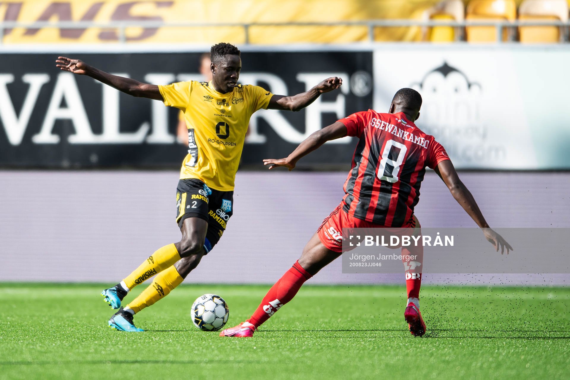 under fotbollsmatchen i Allsvenskan mellan Elfsborg och