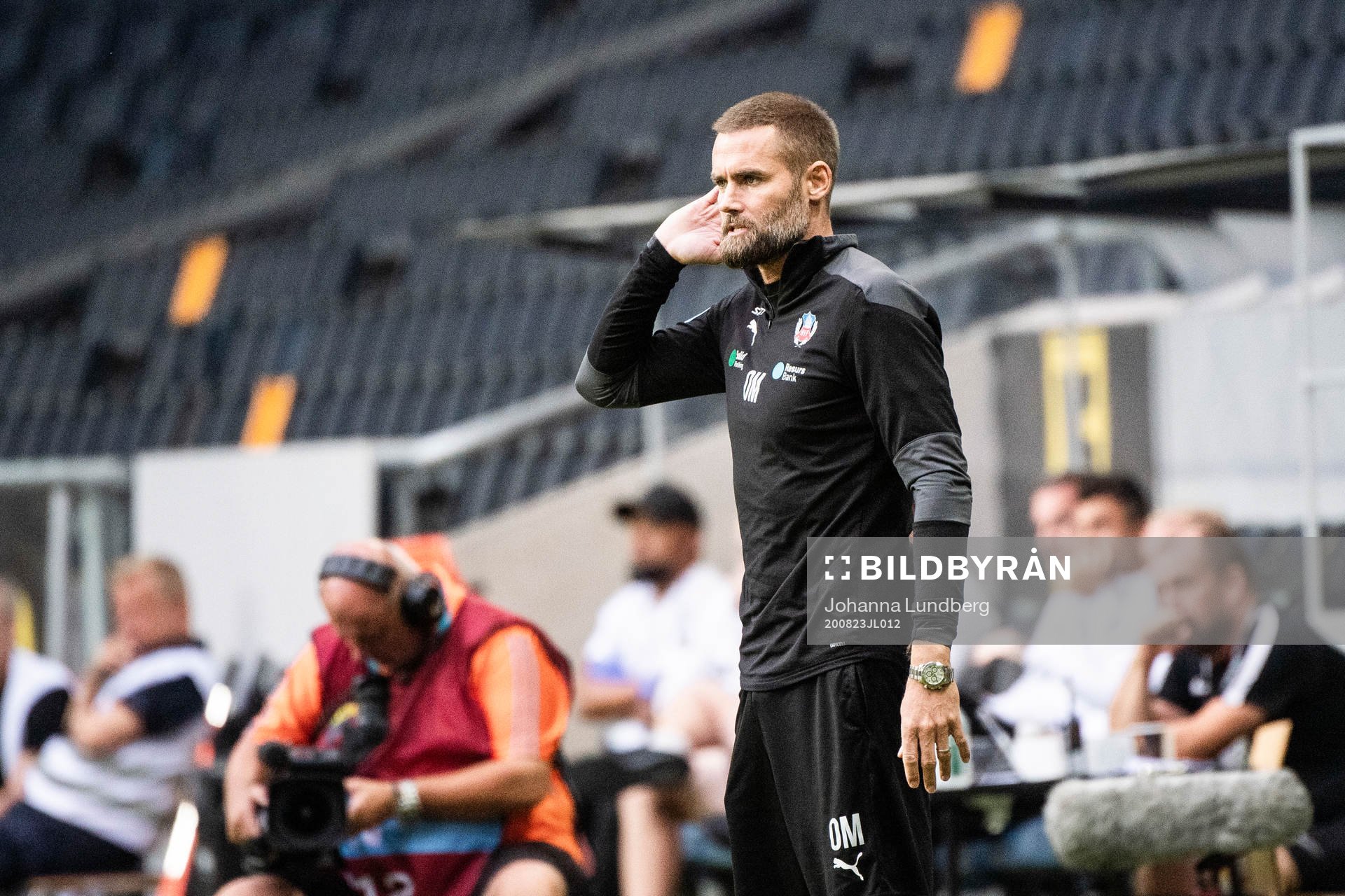 Helsingborgs tränare Olof Mellberg