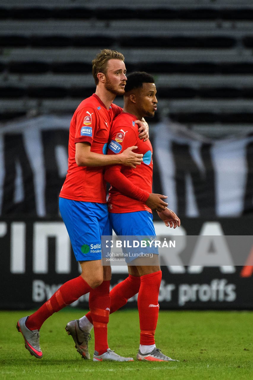 Helsingborgs Rasmus Jönsson och Martin Olsson deppar