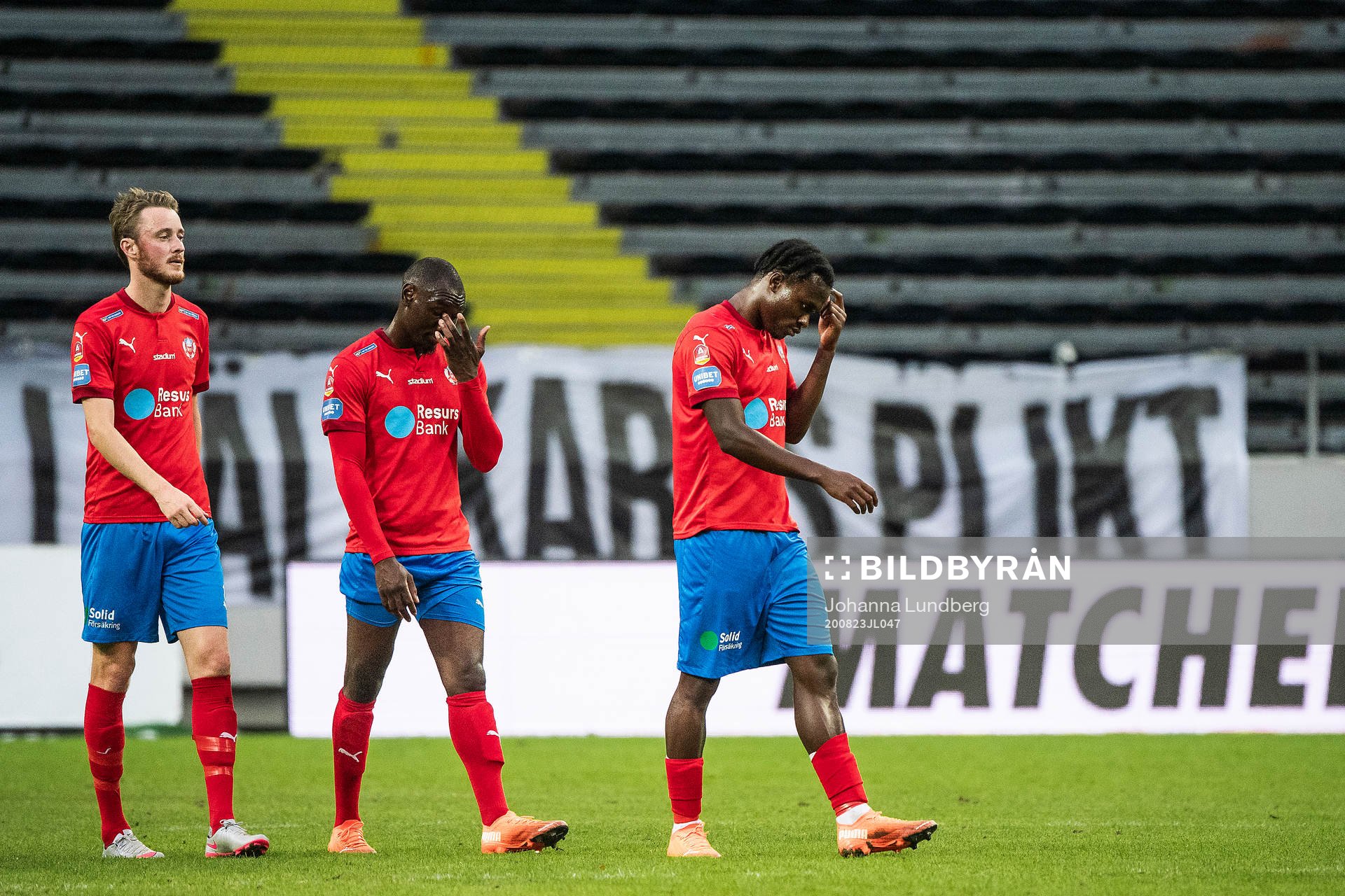 Helsingborgs Rasmus Jönsson, Ravy Tsouka Dozi och Noel Mbo