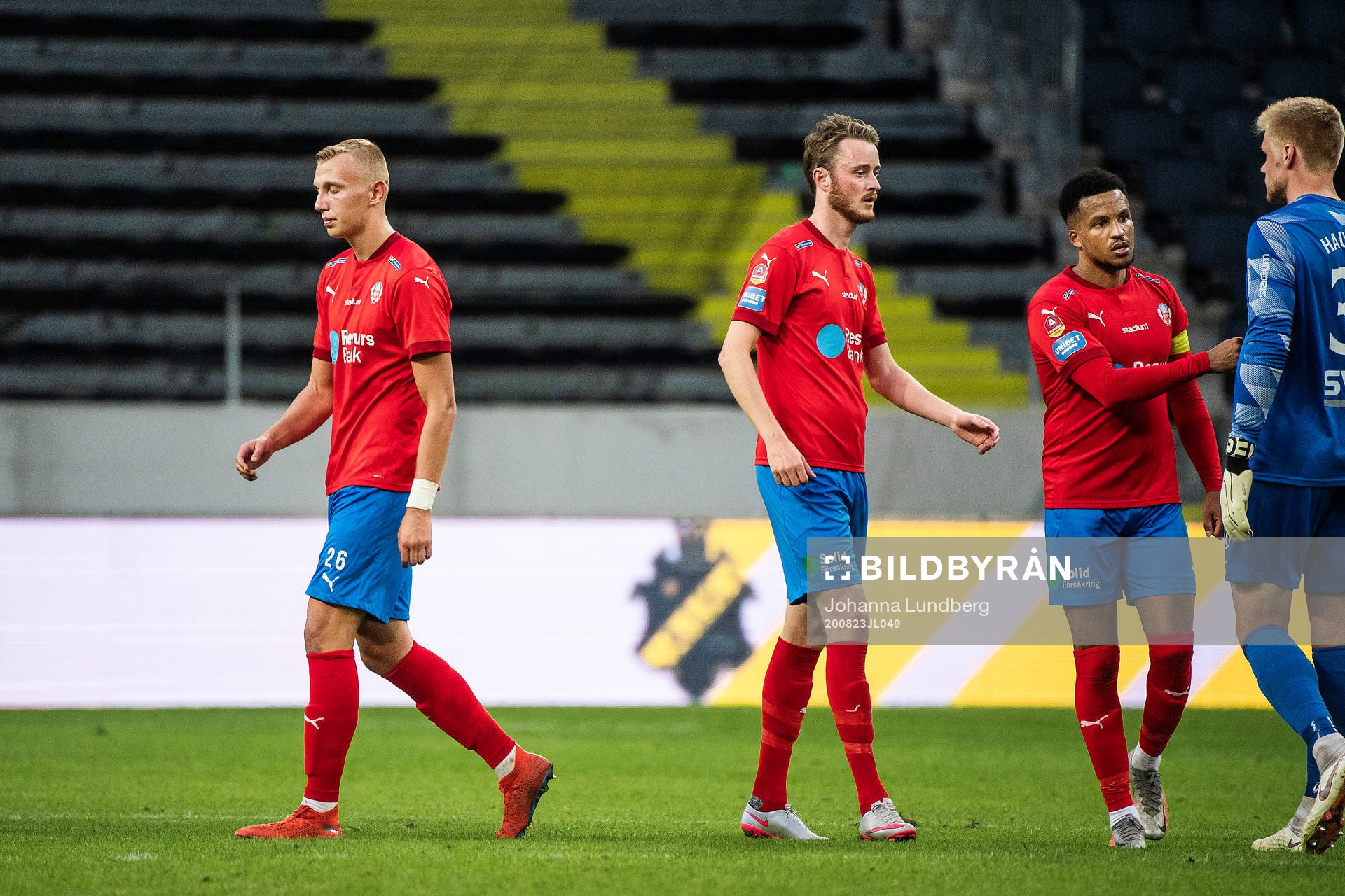 Helsingborgs Rasmus Jönsson, Jakob Voelkerling Persson och