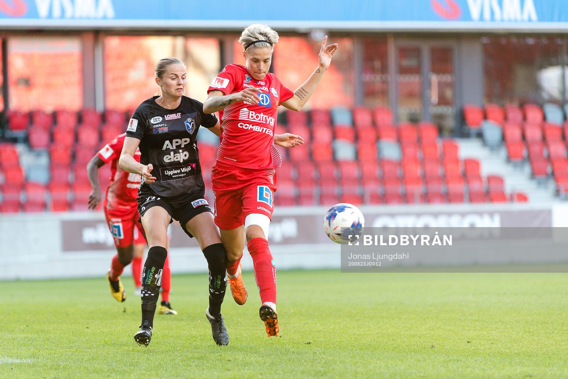 Växjös Maria Möller Thomsen och Linköpings Lina Hurtig