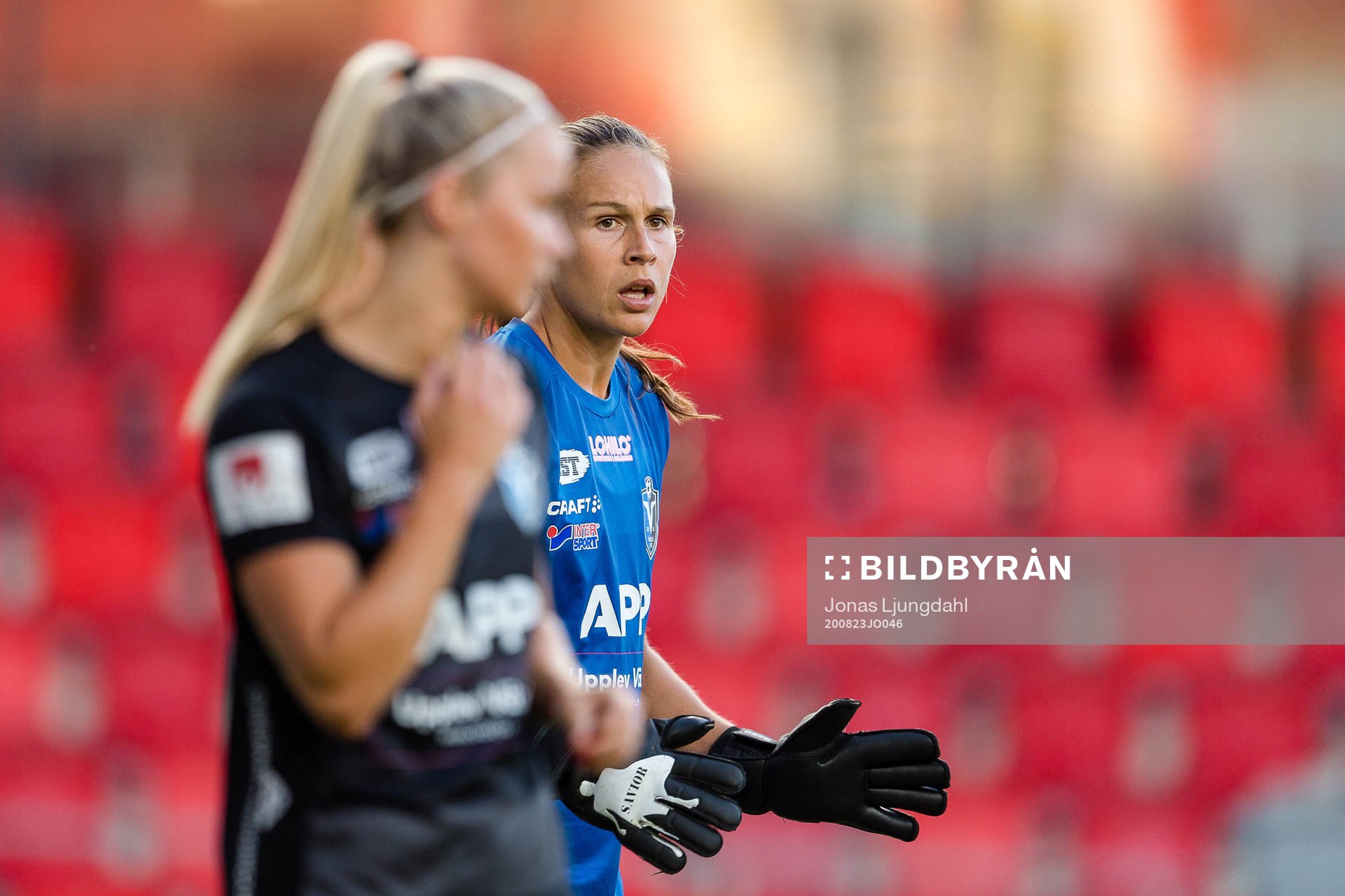 Växjös målvakt Katlynn Fraine