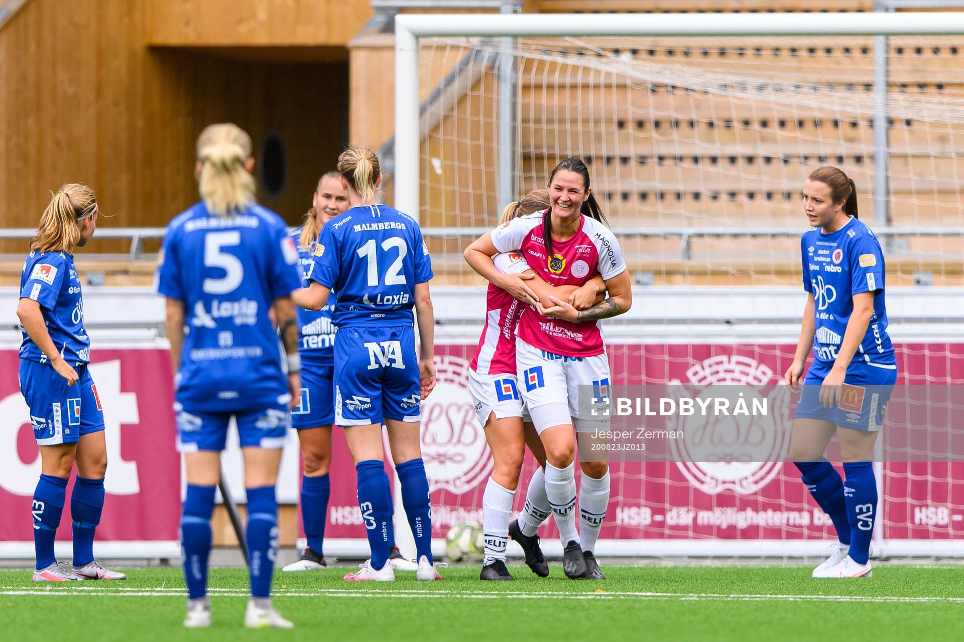 Uppsalas Nicole Odelberg Modin jublar