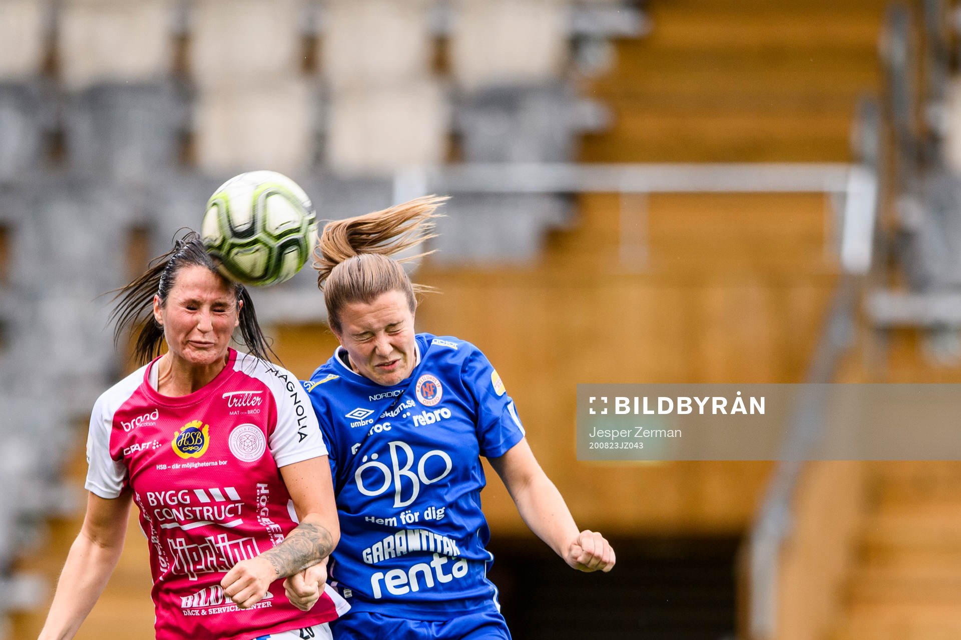 Uppsalas Nicole Odelberg Modin och Örebros Maja Regnås