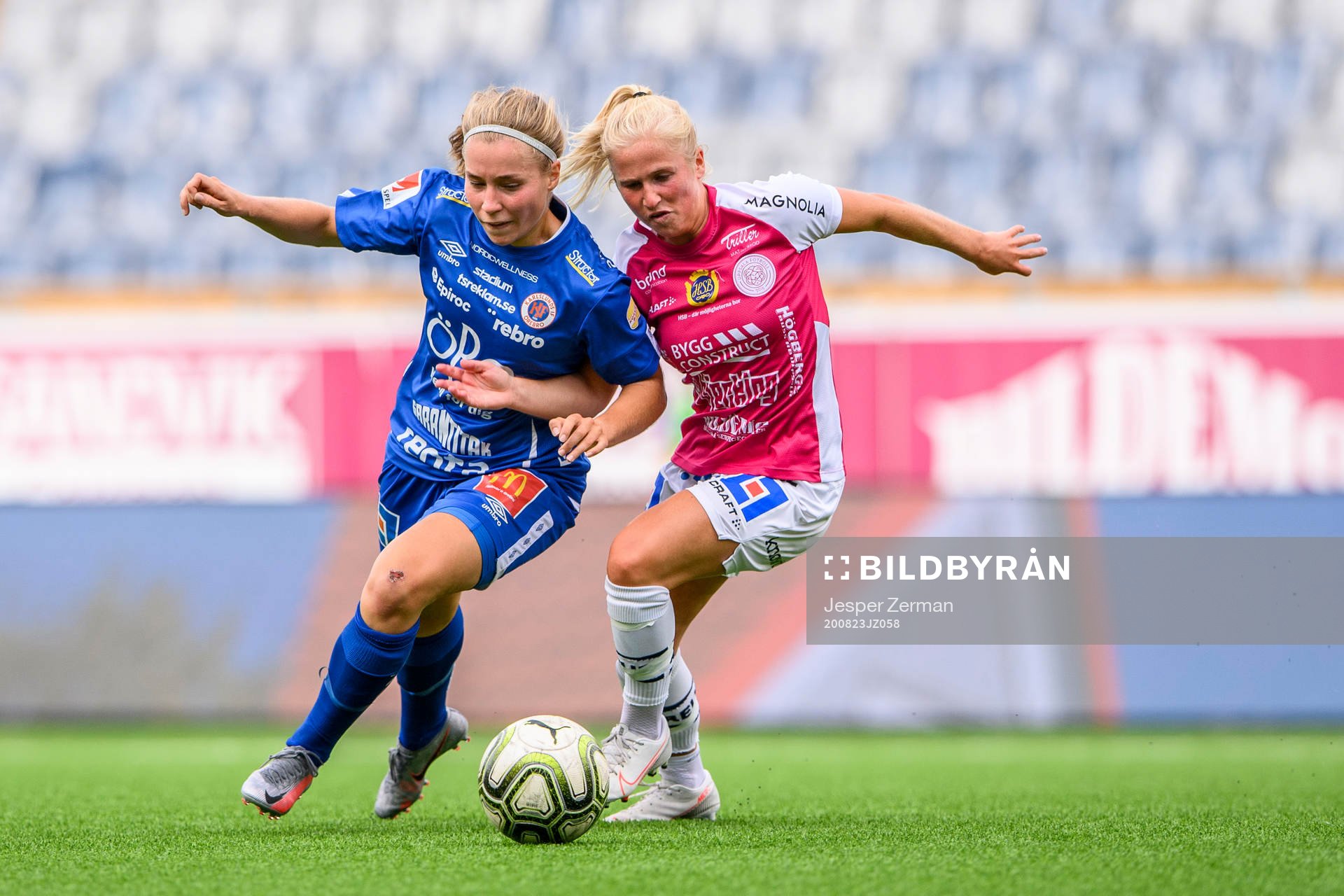 Örebros Heidi Kollanen och Uppsalas Ida Strömblad