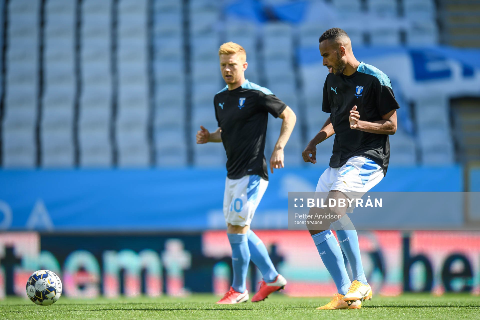 Malmö FFs Anders Christiansen och Isaac Kiese Thelin