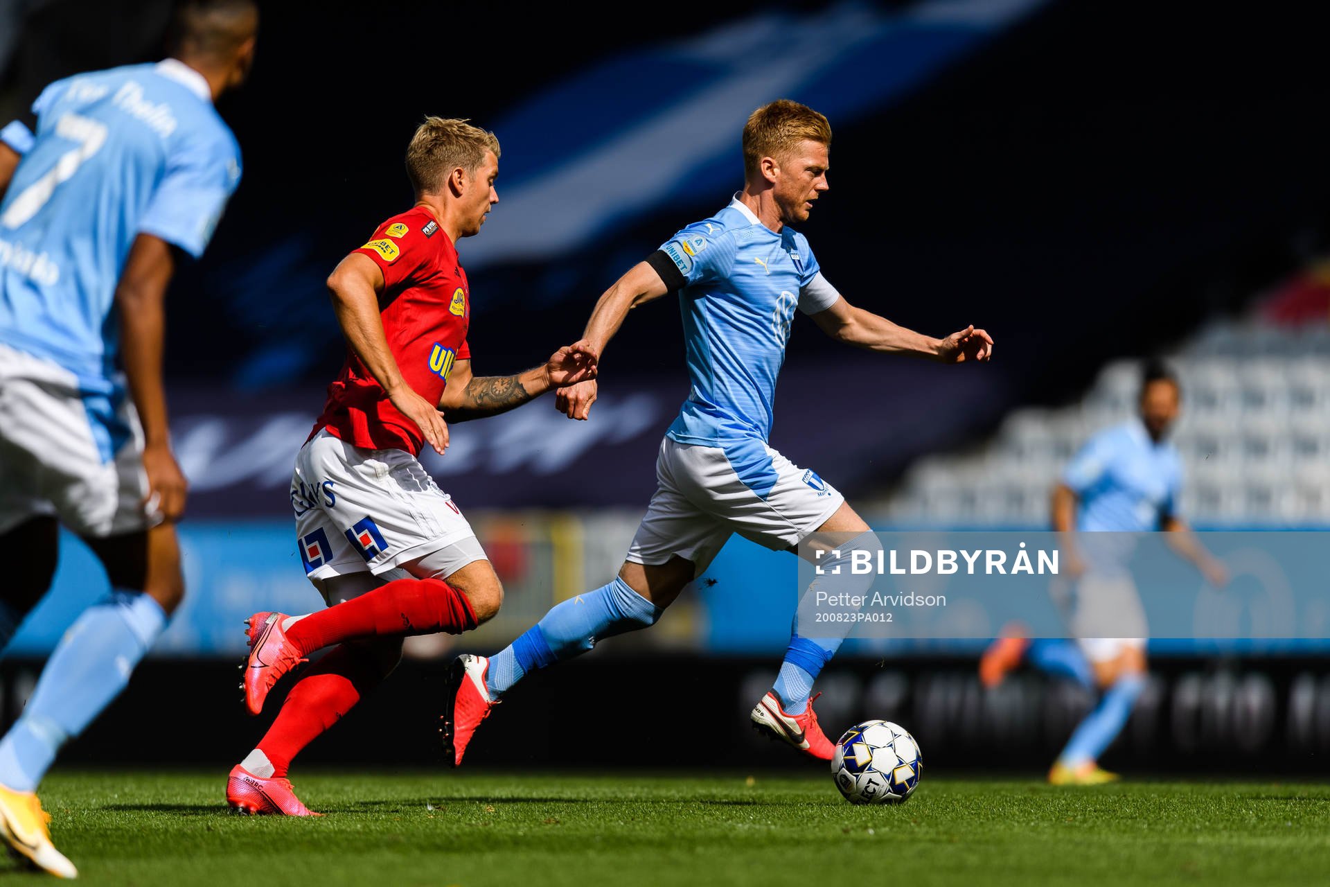 Falkenbergs Marcus Mathisen och Malmö FFs Anders