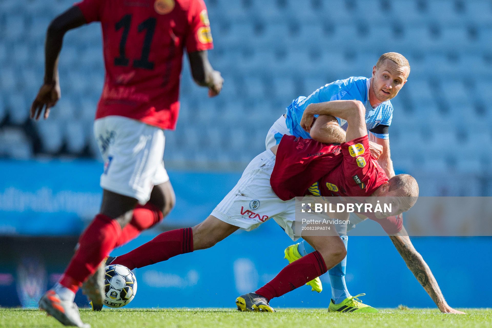 Malmö FFs Franz Brorsson och Falkenbergs Gustaf Nilsson