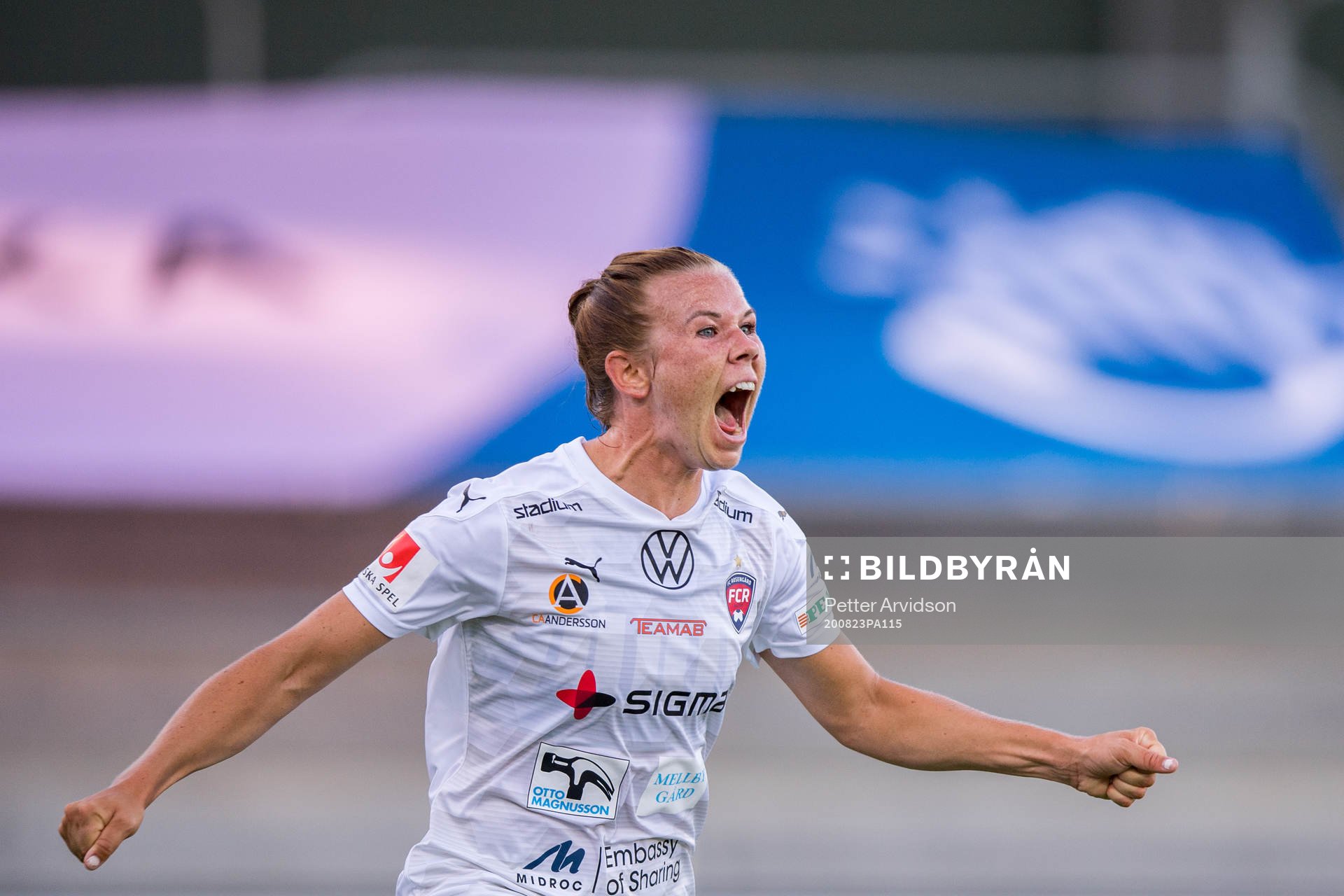Rosengårds Jessica Samuelsson jublar