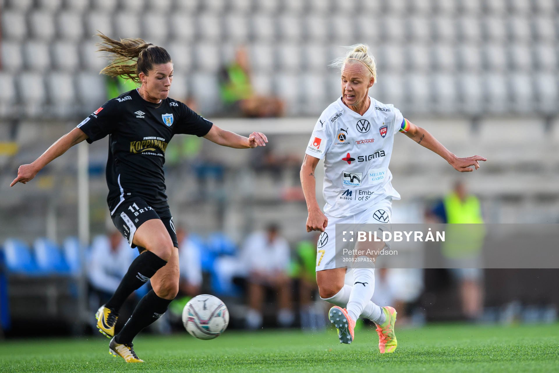 Rosengårds Caroline Seger och Göteborgs Pauline Hammarlund