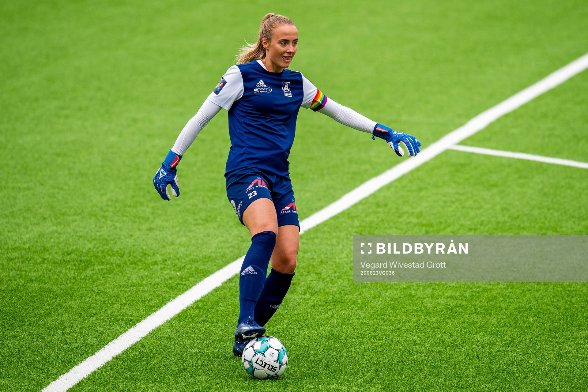 Goalkeeper Ingvild Thynes Villa of Åsane