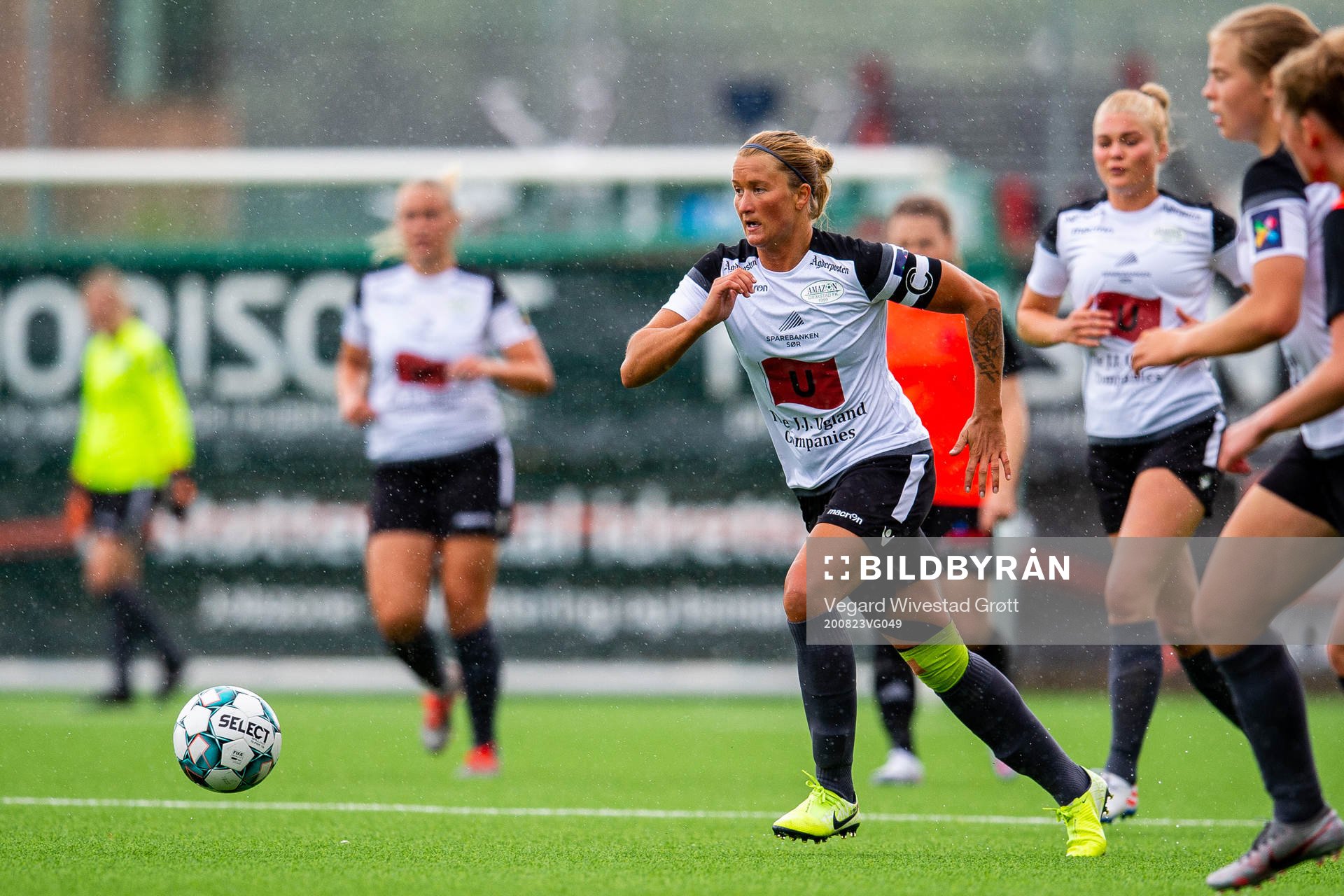 Cathrine Dyngvold of Amazon Grimstad during the 1. division football match between Åsane and Amazon Grimstad on August 23, 2020 in Åsane.