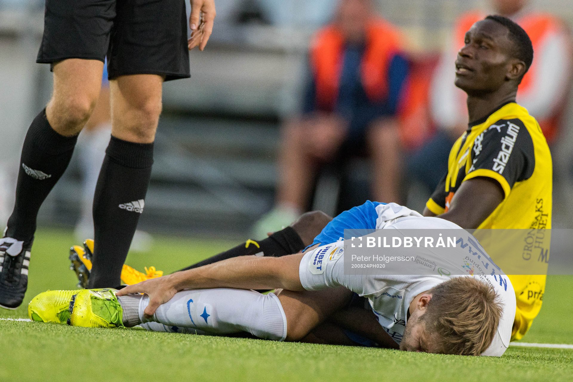 IFK Norrköpings Christoffer Nyman har ont